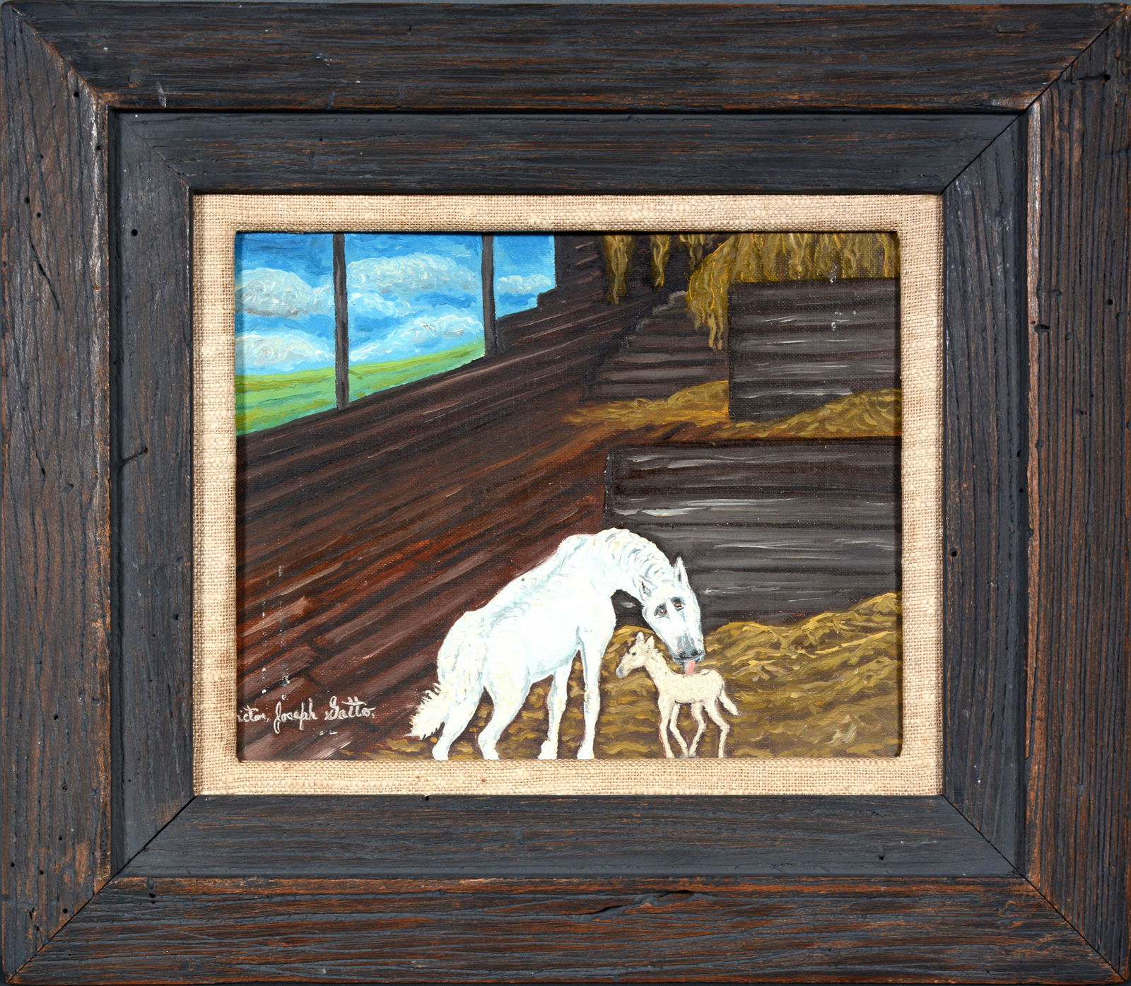 Victor Joseph Gatto. Mare With Colt. (1 of 5)