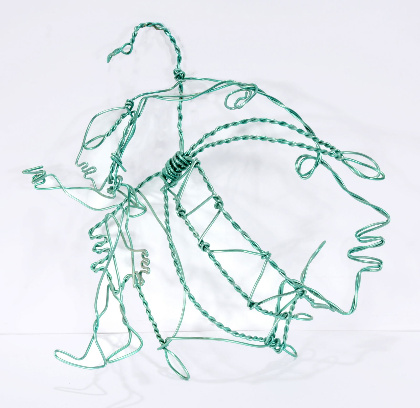 Lonnie Holley. Dbl Profile With Running Man. (1 of 1)