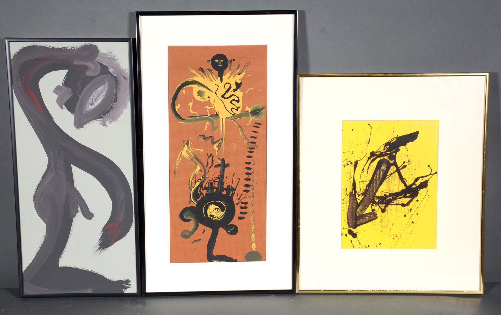 Lonnie Holley. Three Paintings. (1 of 2)