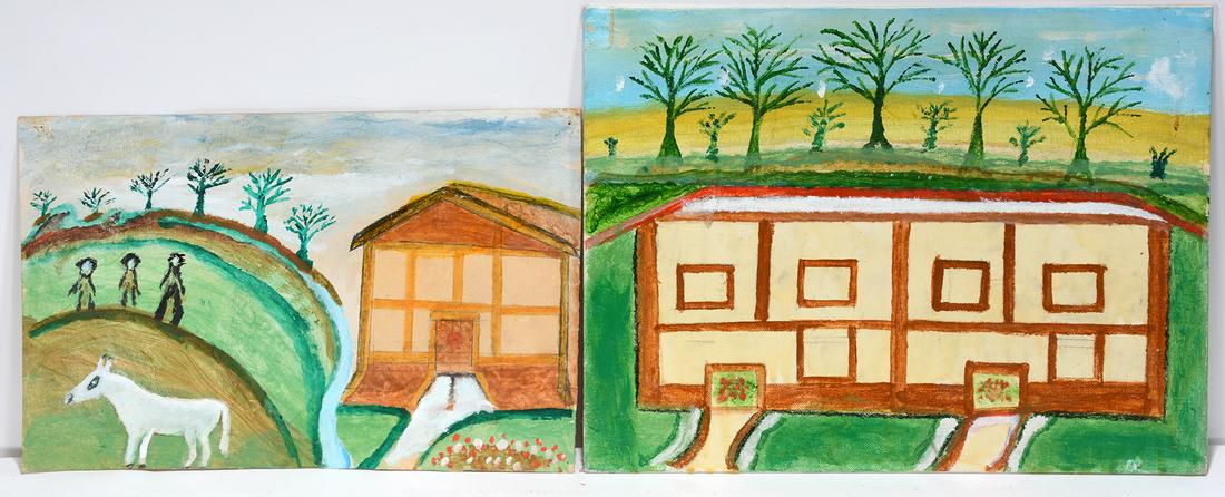 William Dawson. Homestead Paintings. (1 of 2)