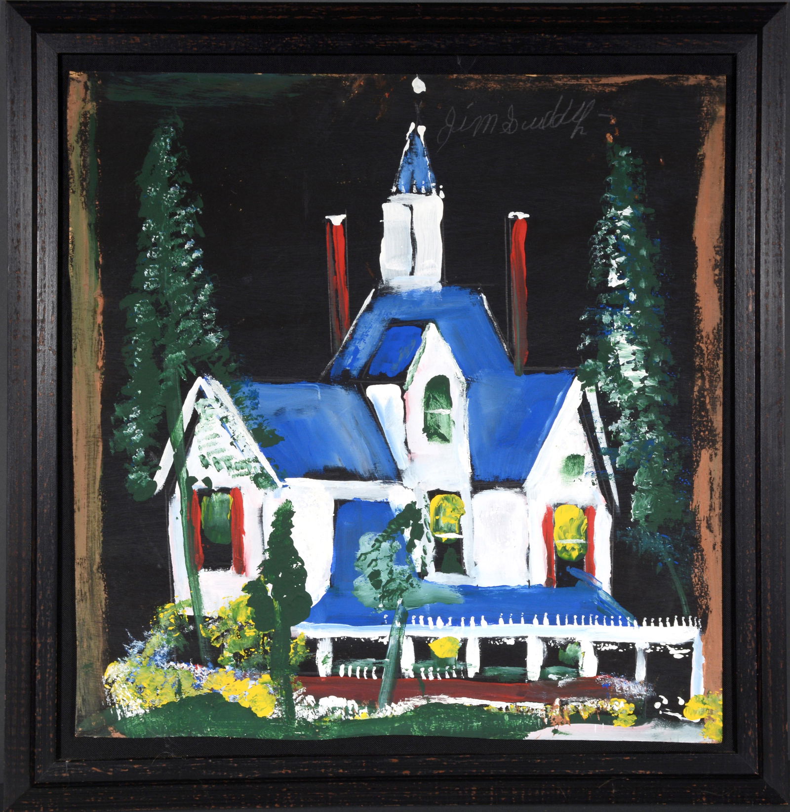 Jimmy Lee Sudduth. Blue Roof House. (1 of 2)