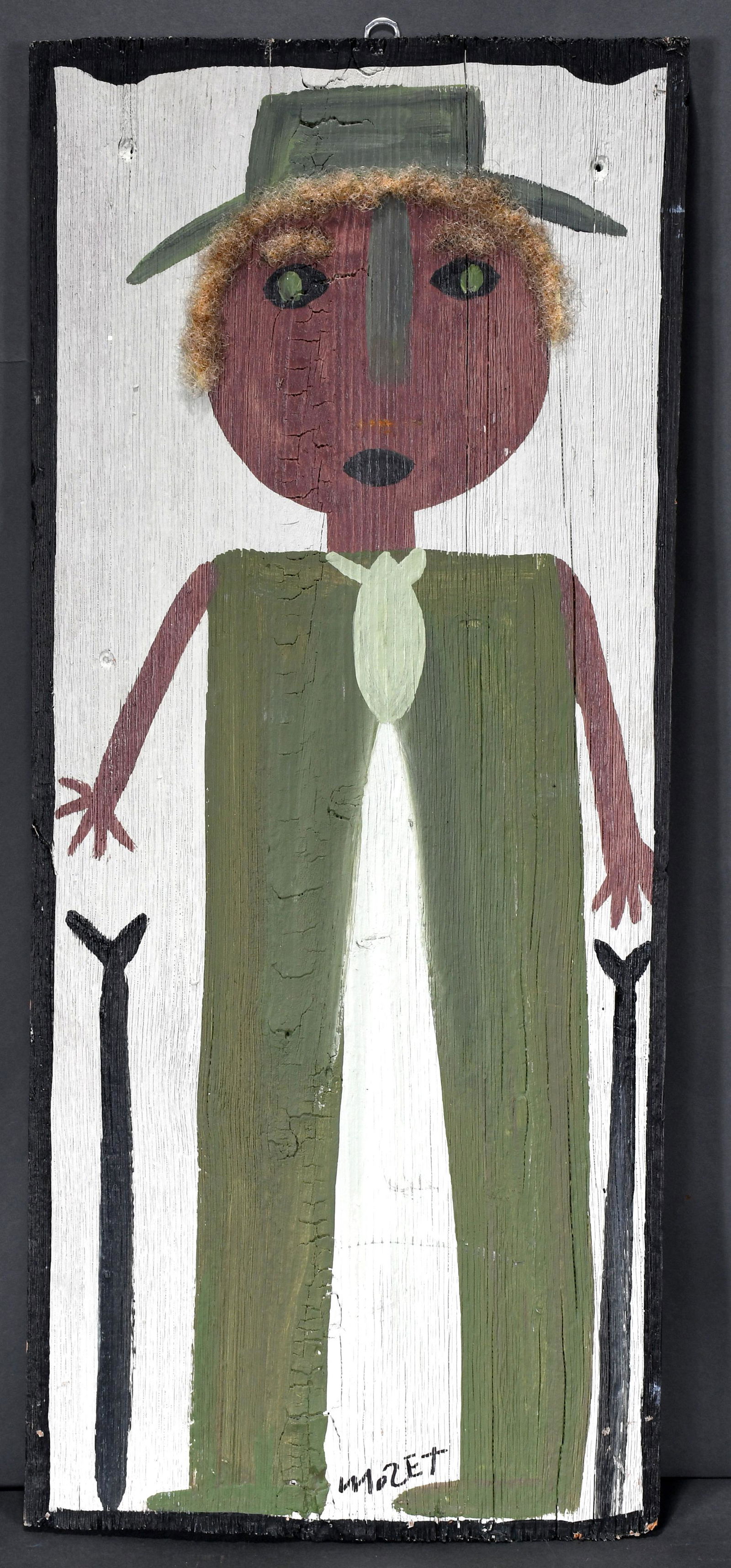 Mose Tolliver. Self-Portrait With Hair. (1 of 4)