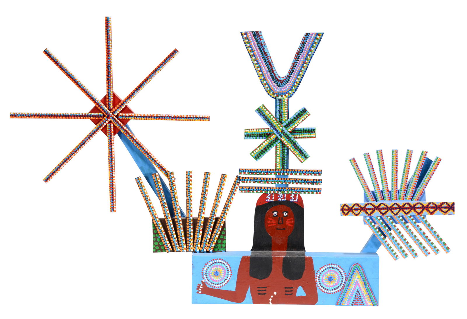 James Harold Jennings. Native Am. With Starburst. (1 of 3)