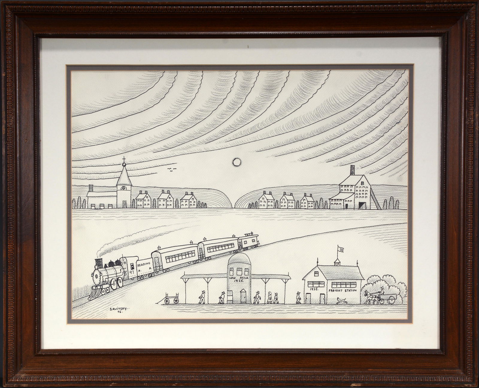 Jack Savitsky. New Philadelphia Freight Station. (1 of 2)