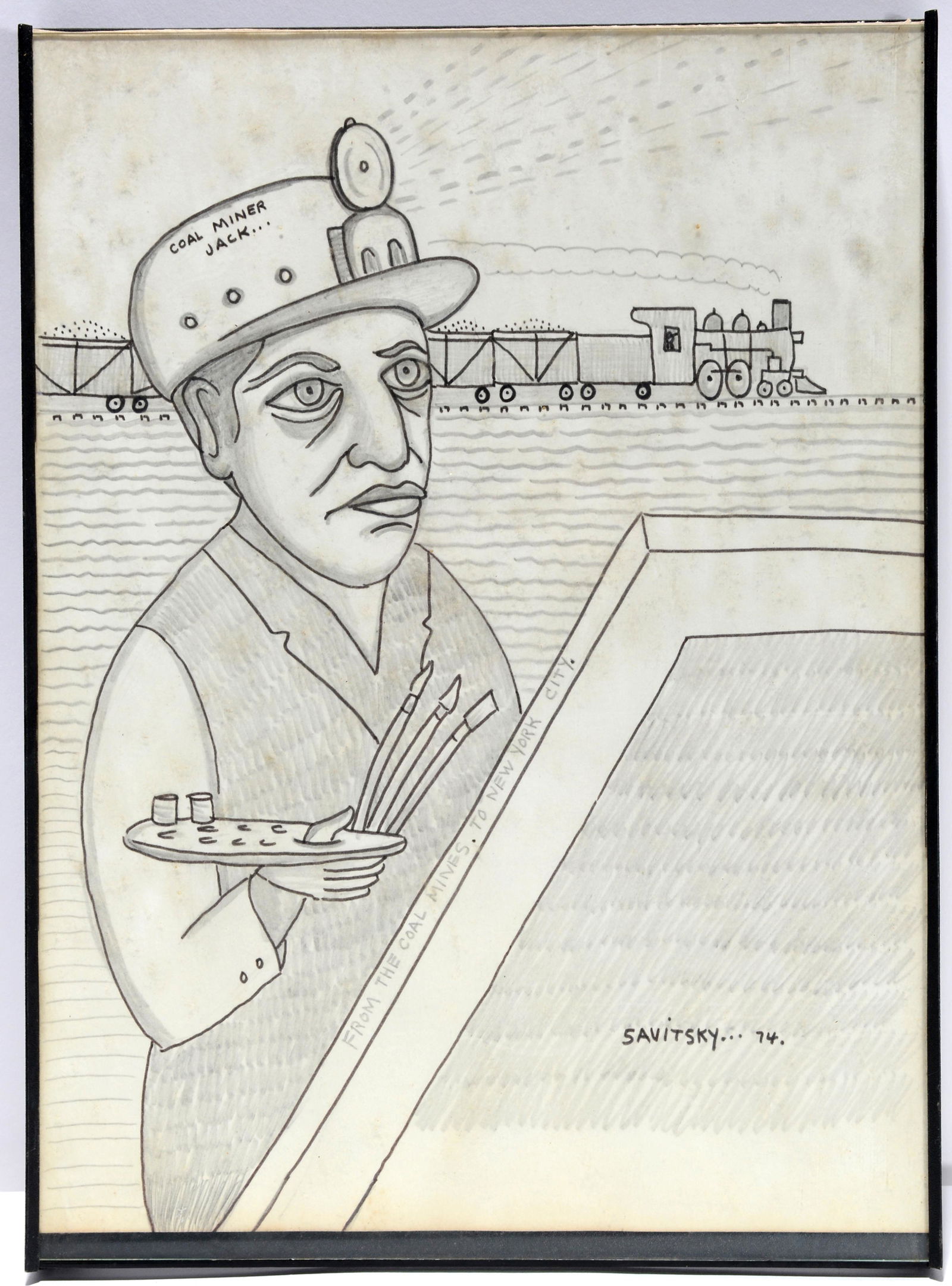 Jack Savitsky. From Coal Miner To NY. (1 of 1)