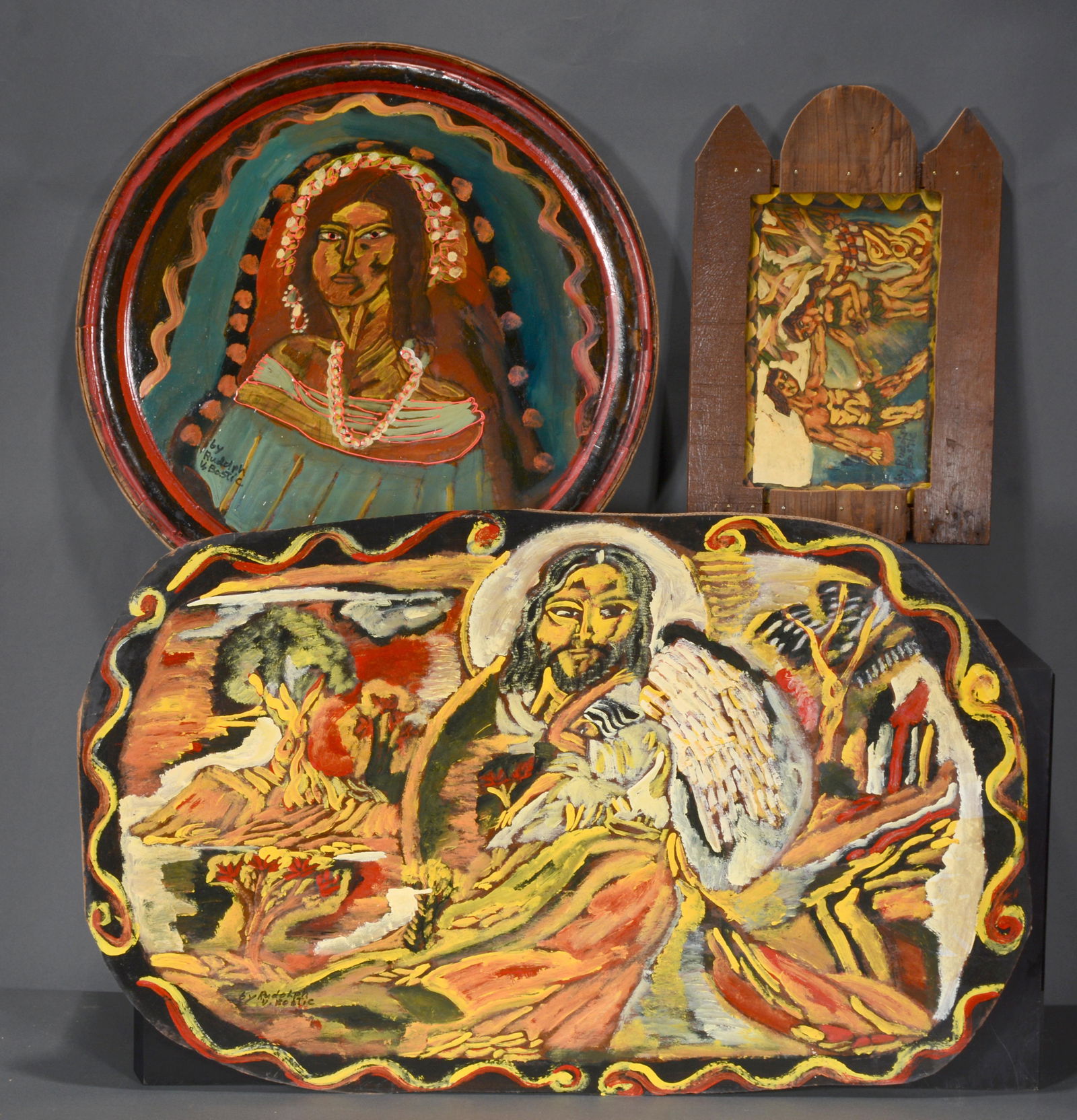 Rudy Bostic. Three Religious Works. (1 of 4)