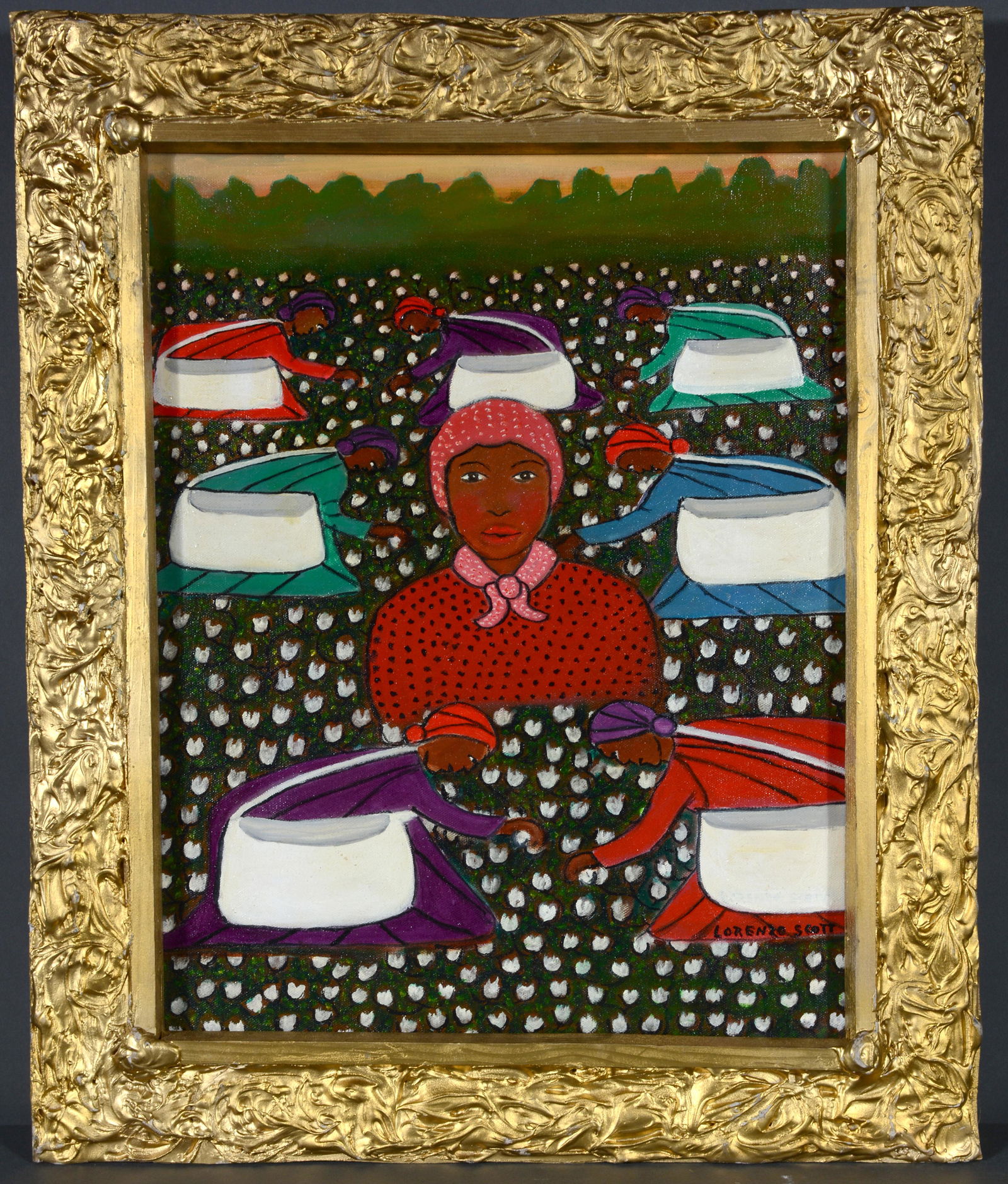 Lorenzo Scott. Working In Cotton Fields. (1 of 2)