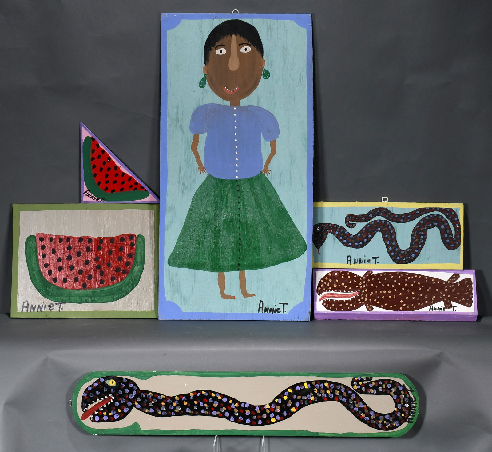 Annie Tolliver. Group Lot. (1 of 6)