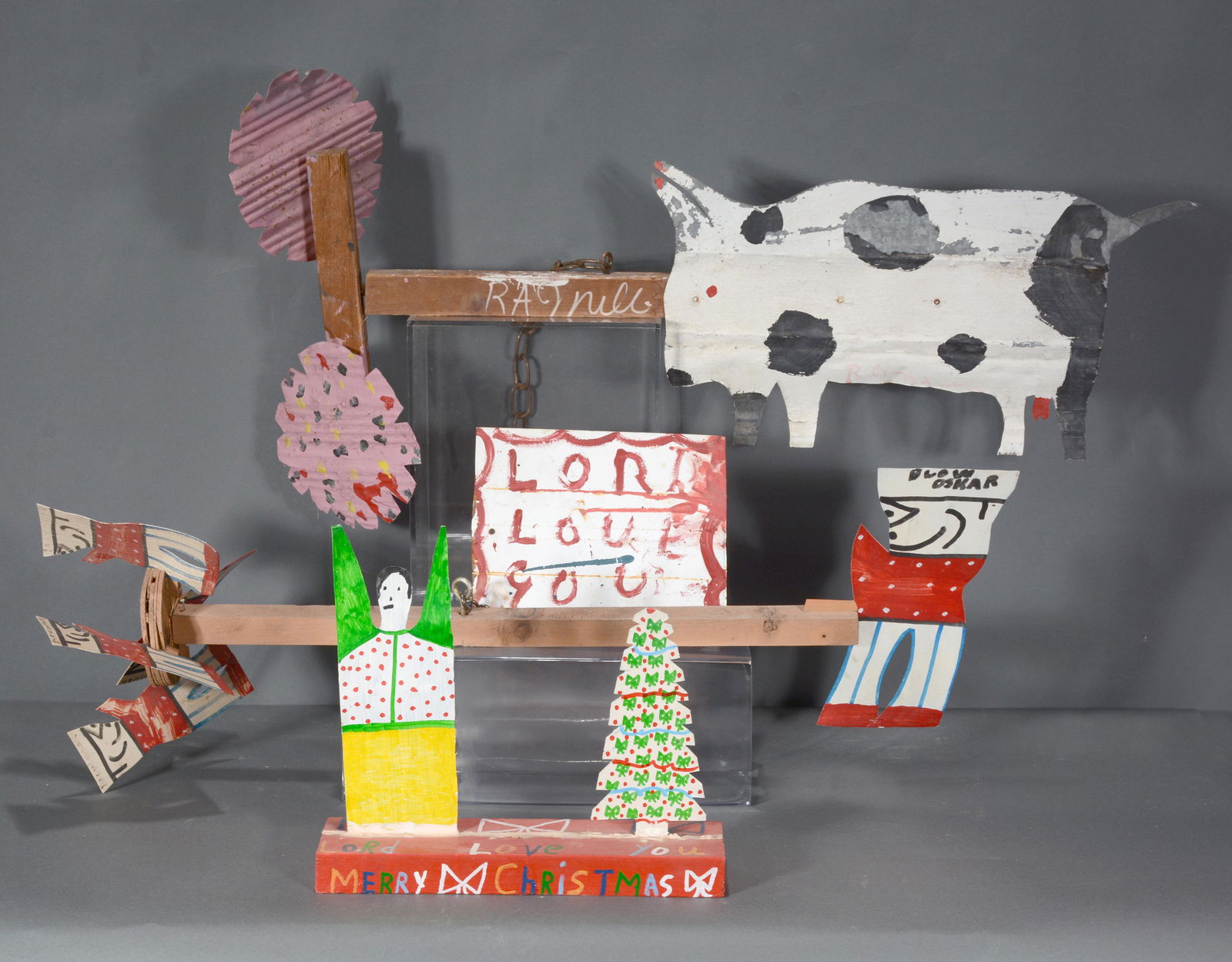 R.A. Miller. Whirligigs & Christmas Decor. (1 of 1)