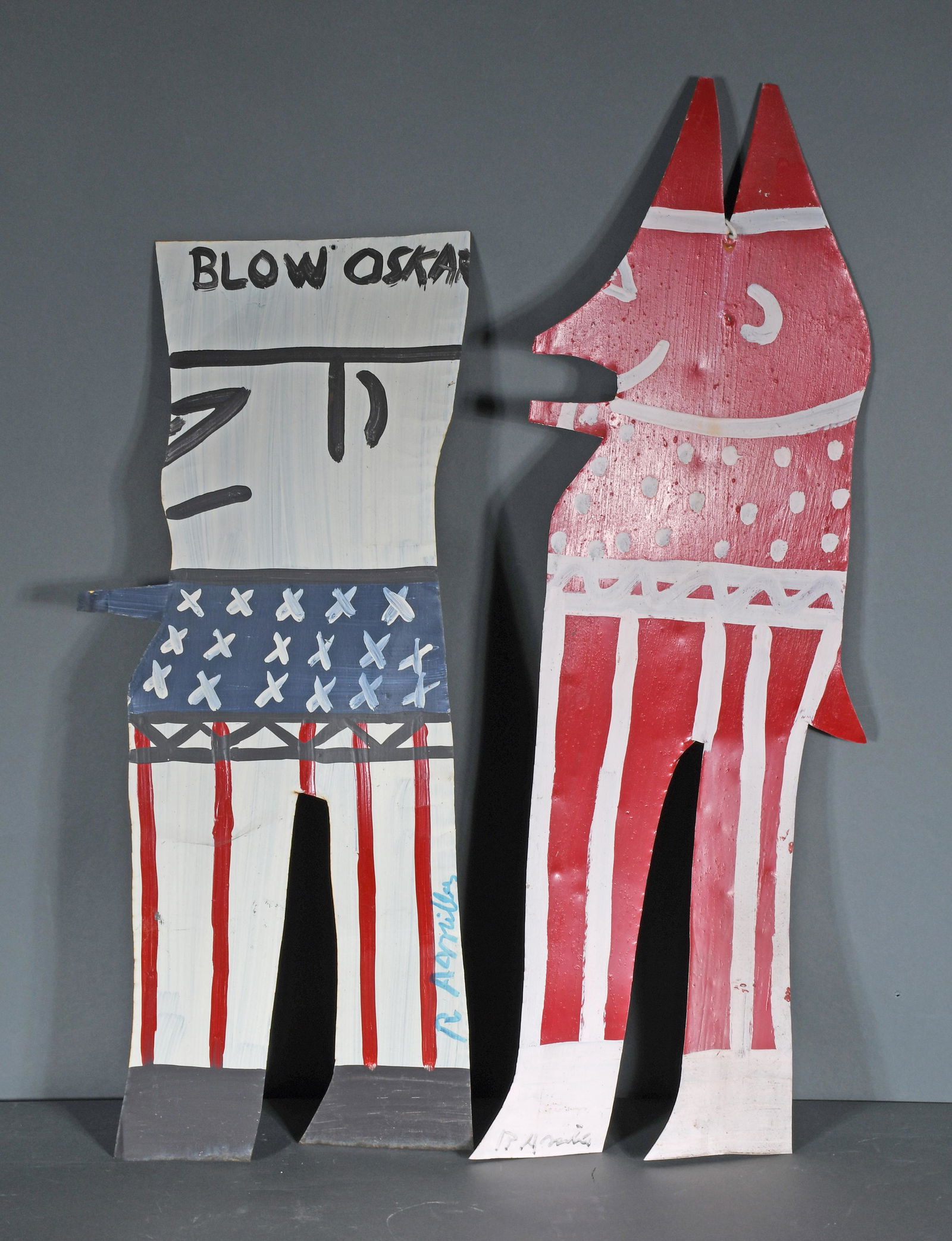 R.A. Miller. Red Devil & Blow Oskar. (1 of 1)