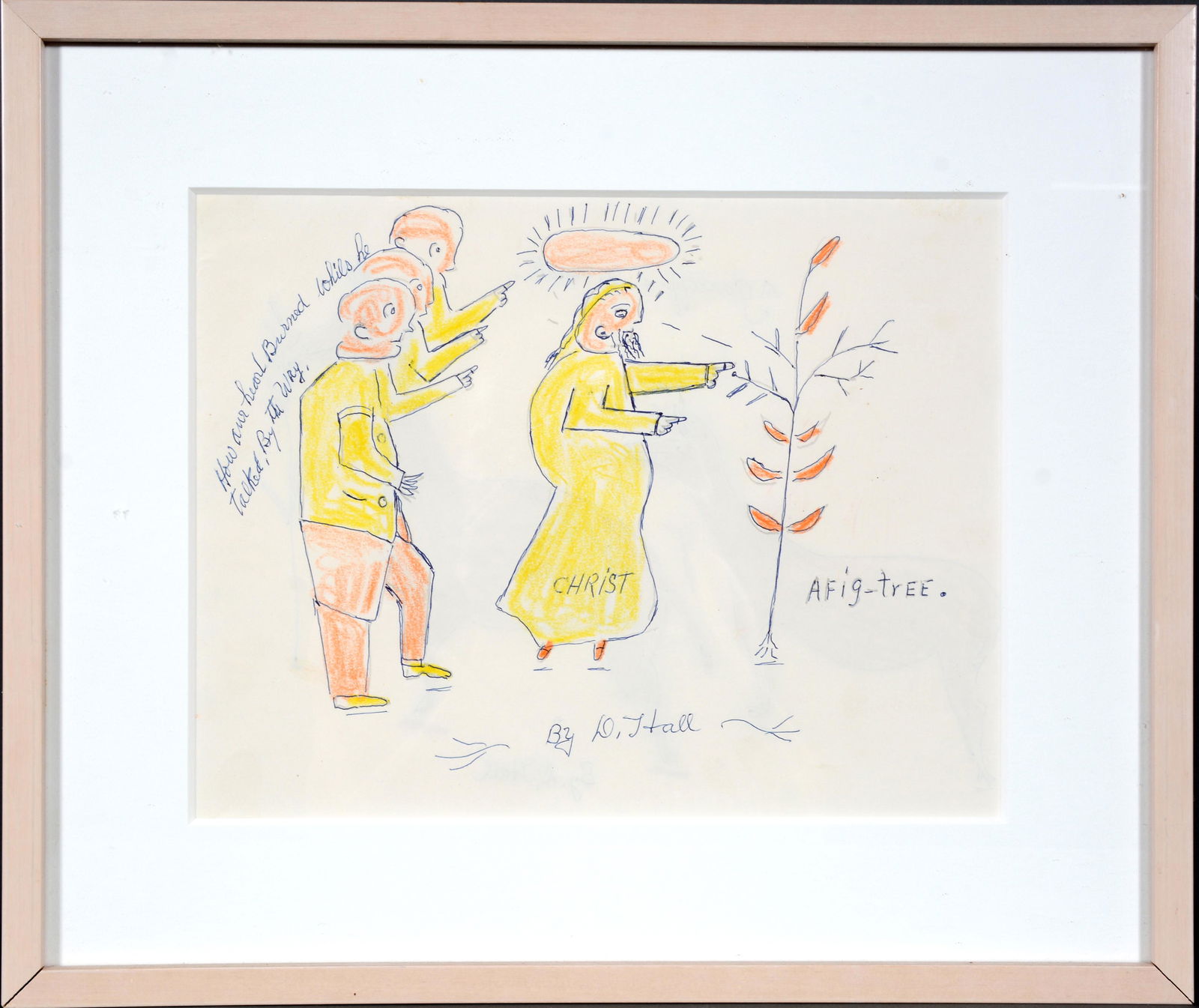 Dilmus Hall. Christ And A Fig Tree. (1 of 4)