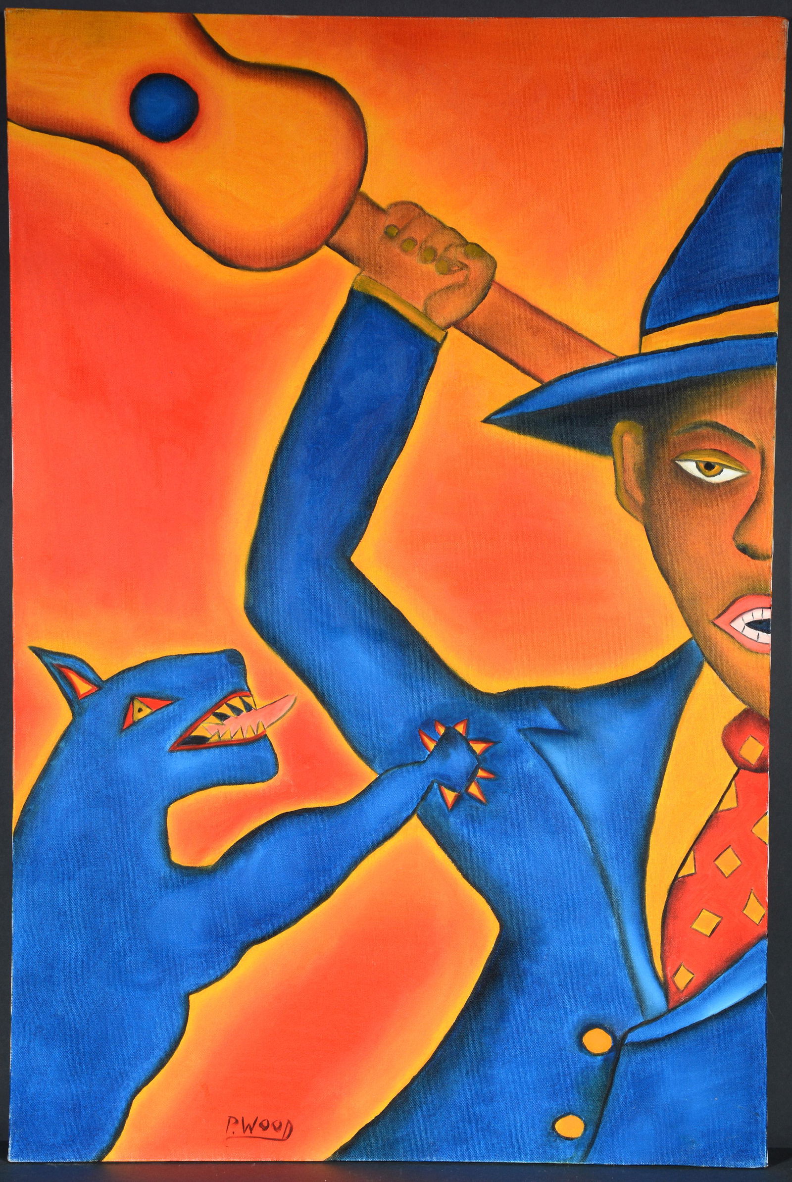 P. Wood. Robert Johnson & Hell Hound. (1 of 2)