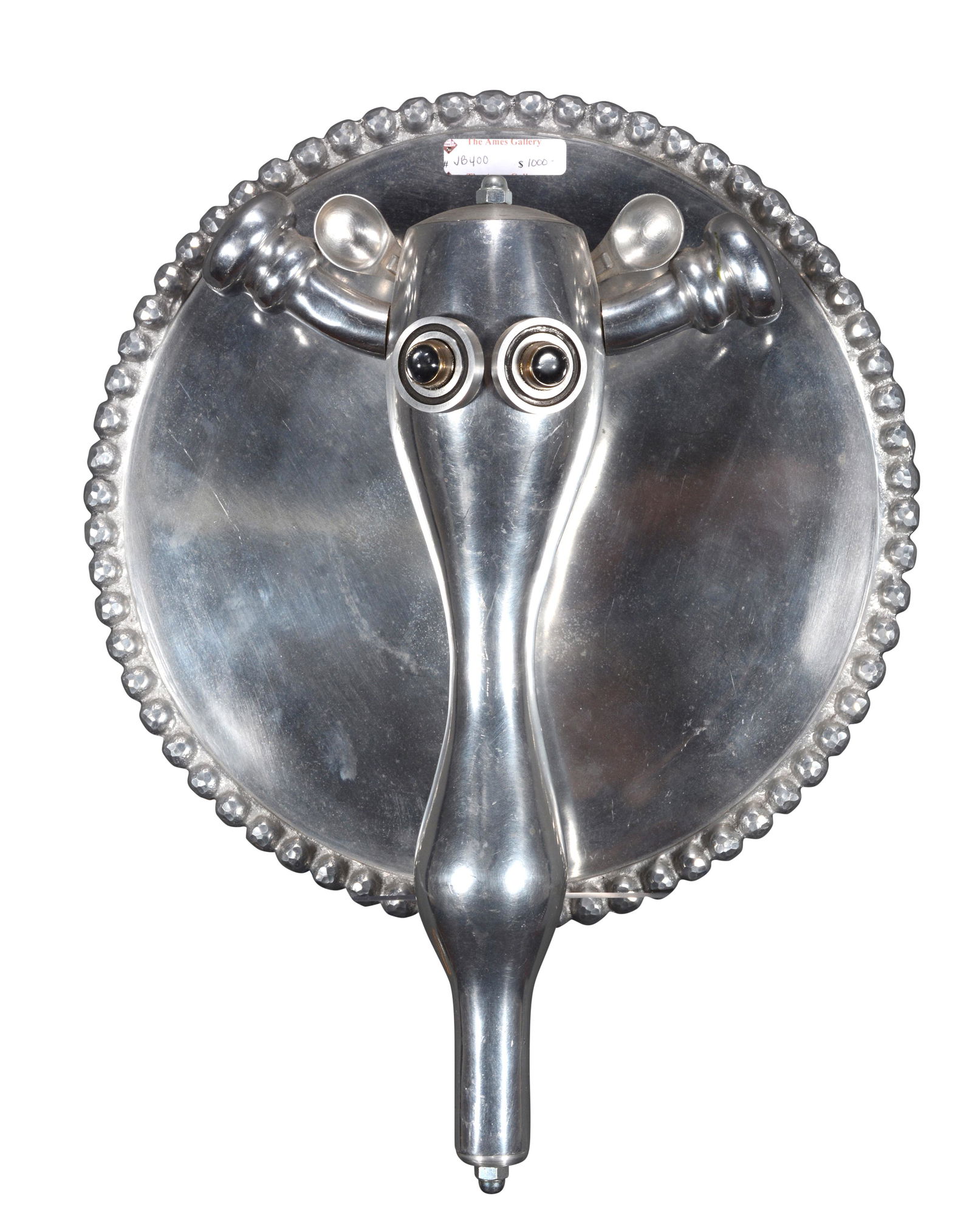 Jim Bauer. Metal Animal Head Mount Lamp. (1 of 4)