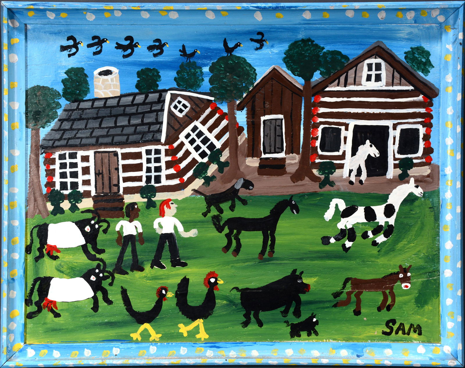 Sam McMillan. Farm Scene. (1 of 2)