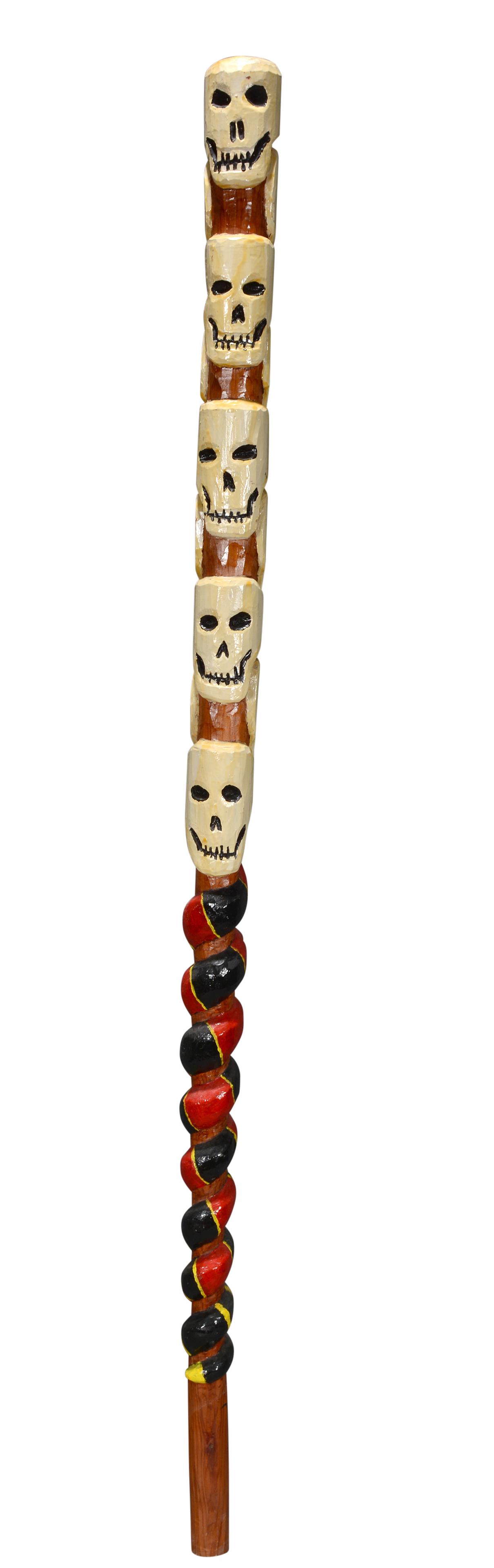 Nine Skulls and a King Snake Cane. (1 of 7)