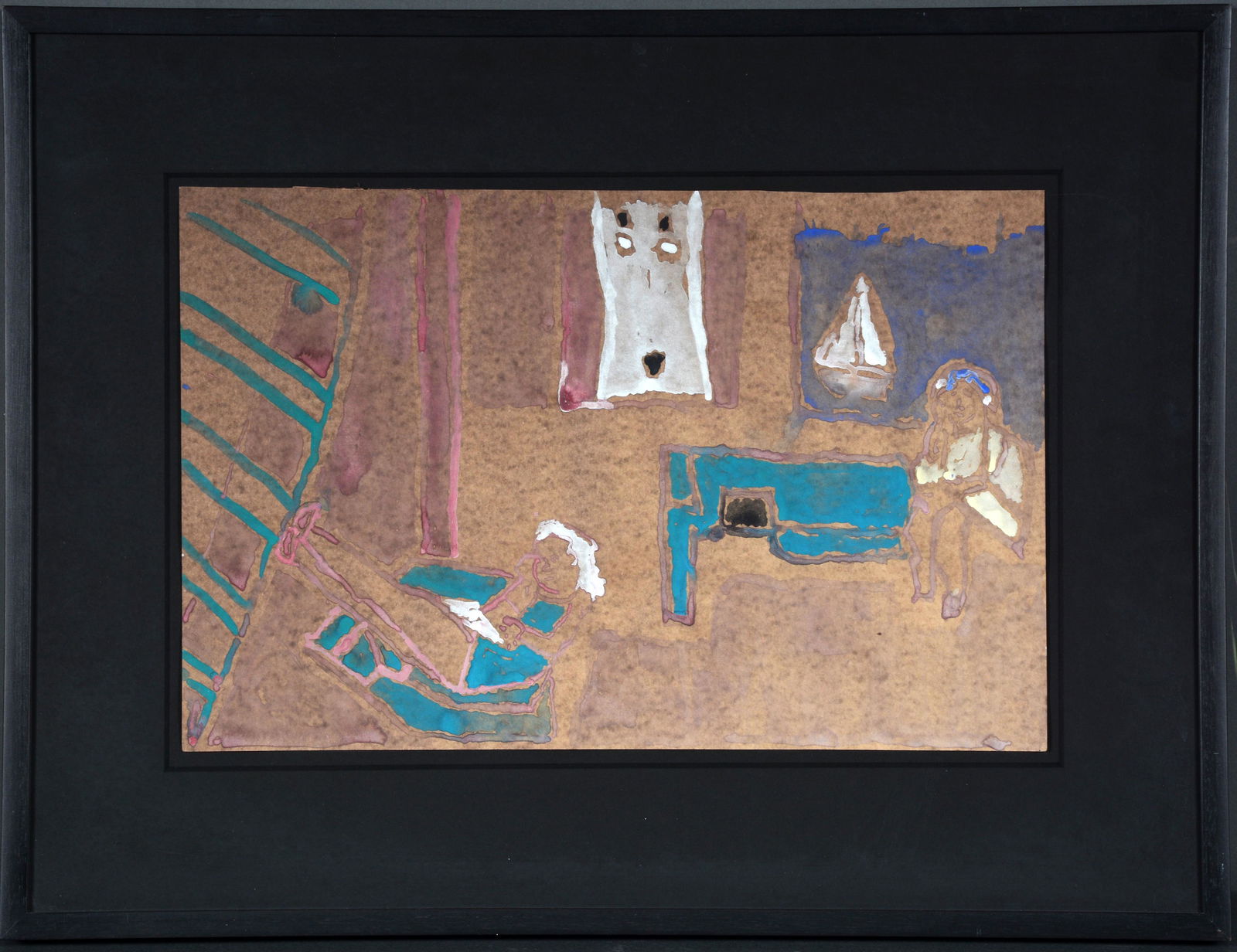 Unknown Artist. Two Women Reclining (1 of 3)