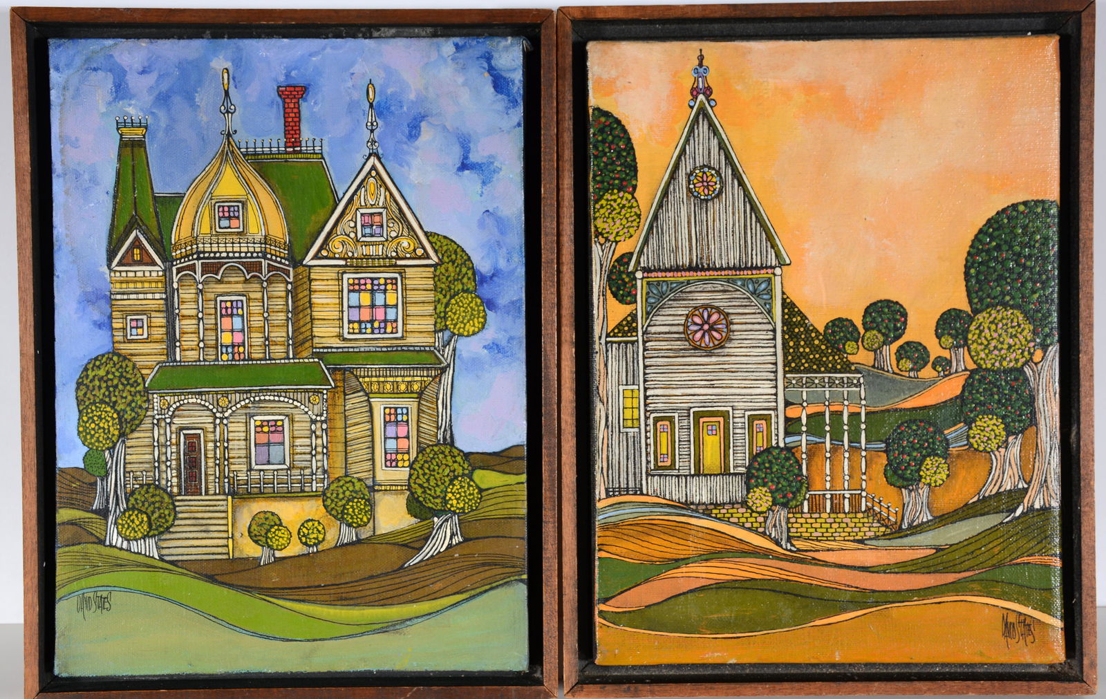 David States. Colorful Houses. (1 of 2)