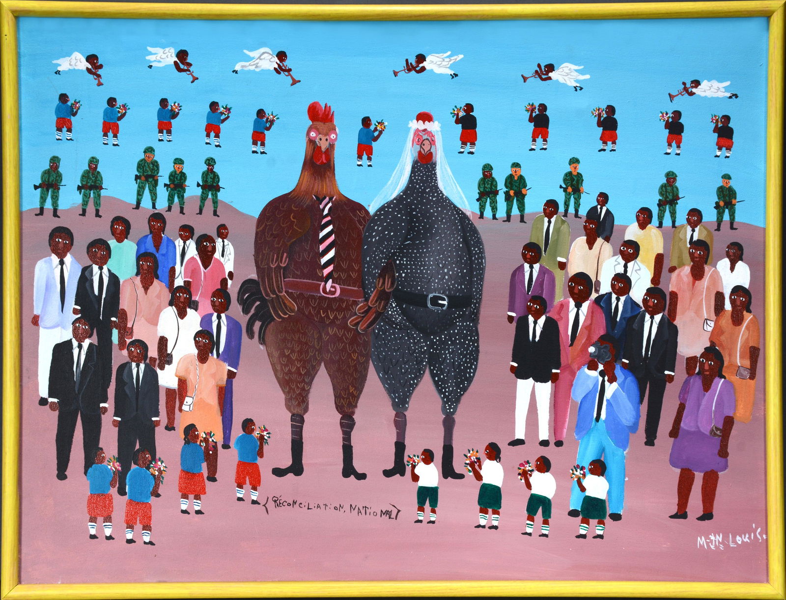 Murat Jean Louis. Two Large Chickens. (1 of 5)