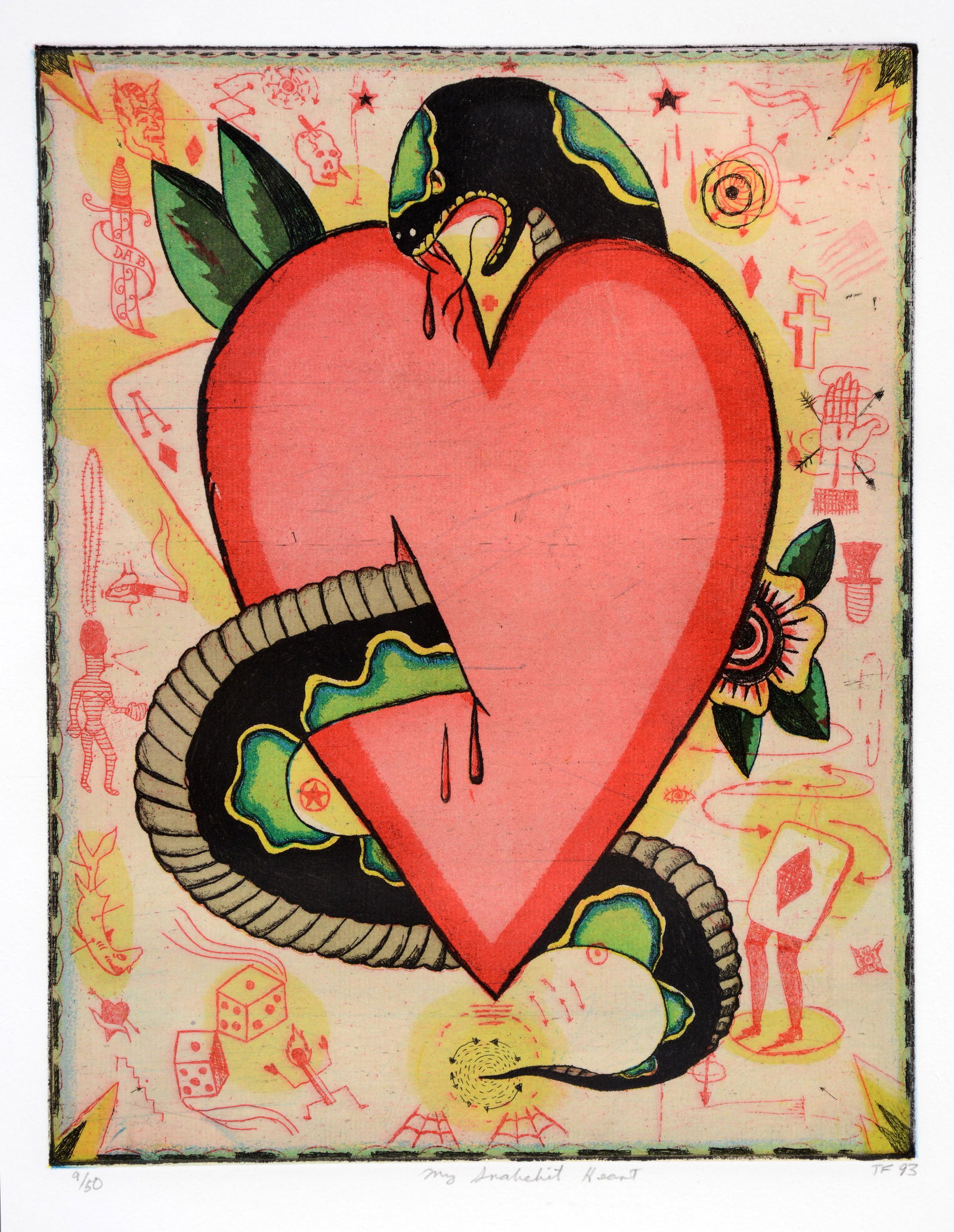 Tony Fitzpatrick. My Snakebit Heart. (1 of 4)