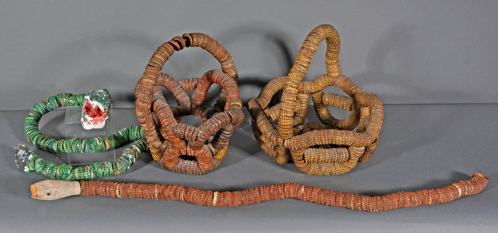 Bottlecap Snakes and Baskets. (1 of 3)