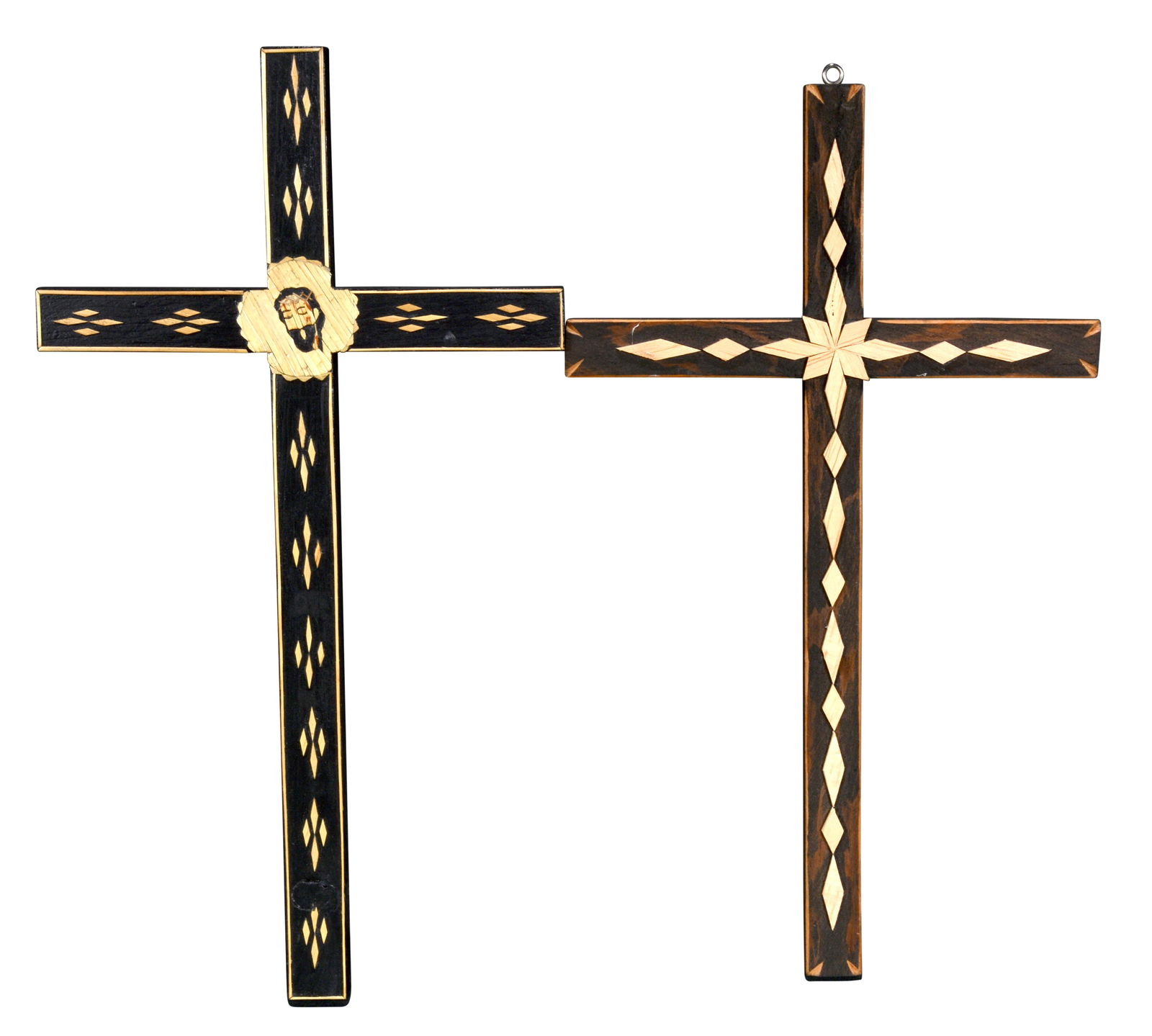 R. Martin & Diana Moya Leyan. Wooden Crosses. (1 of 3)