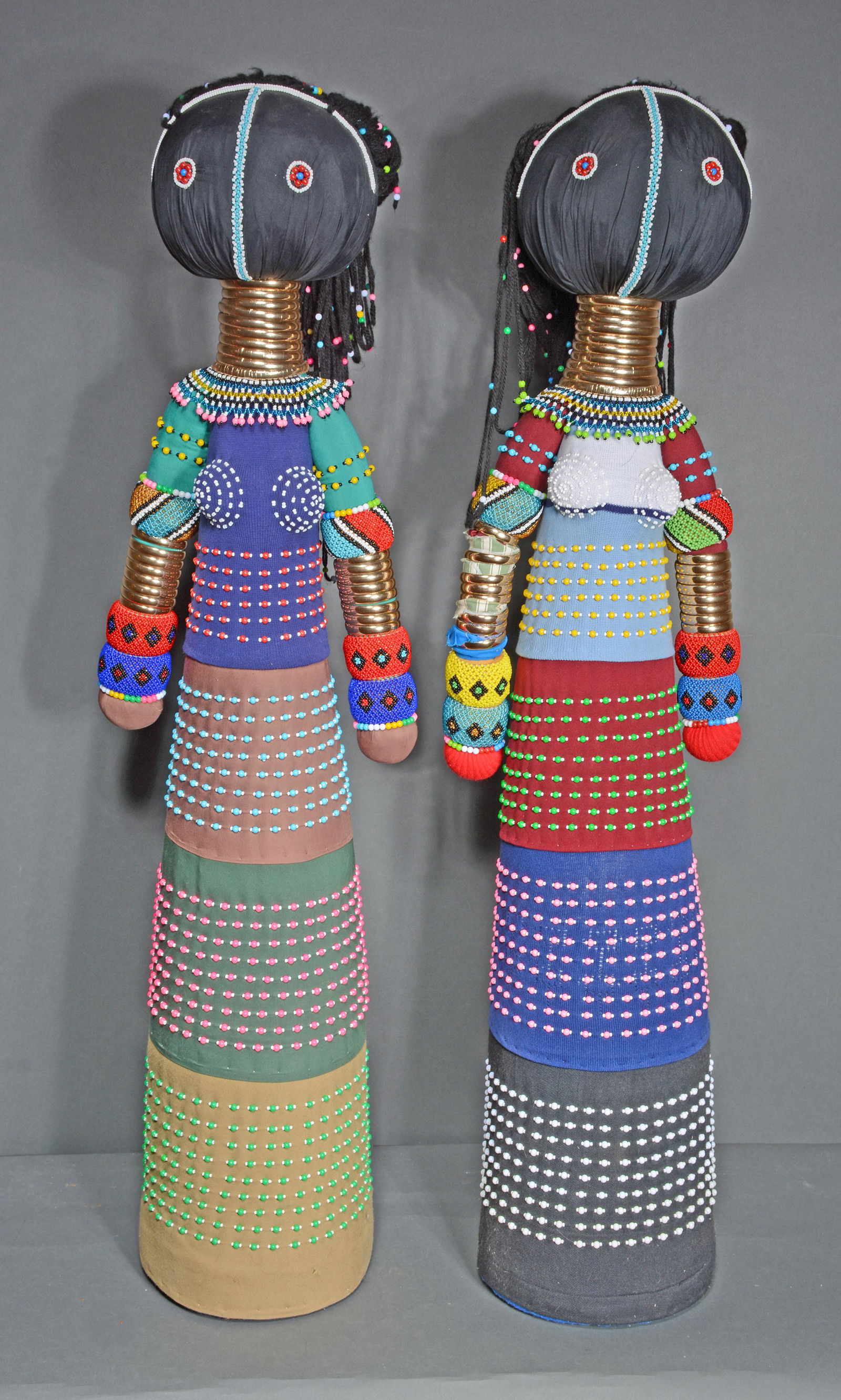 African. Near Life Sized Dolls. (1 of 3)