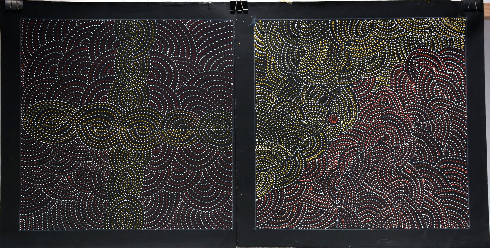 Gracie Morton. Pair of Abstracts, #9 & #10. (1 of 2)