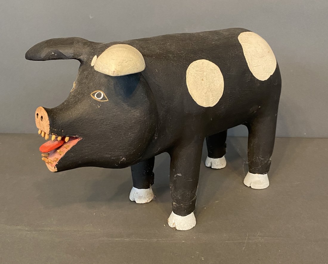 David Alvarez. Black and White Pig. (1 of 4)