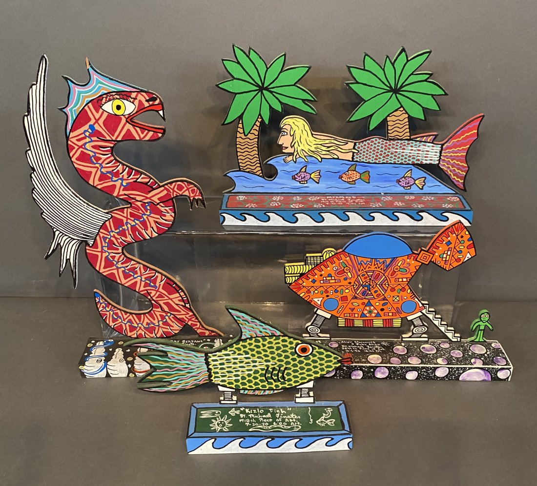 Michael Finster. Fun Grouping of Four Works. (1 of 5)