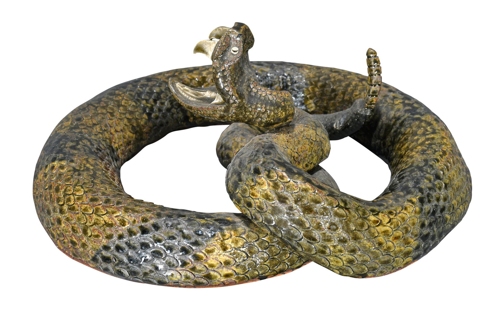 Michael & Melvin Crocker. Coiled Rattlesnake. (1 of 5)