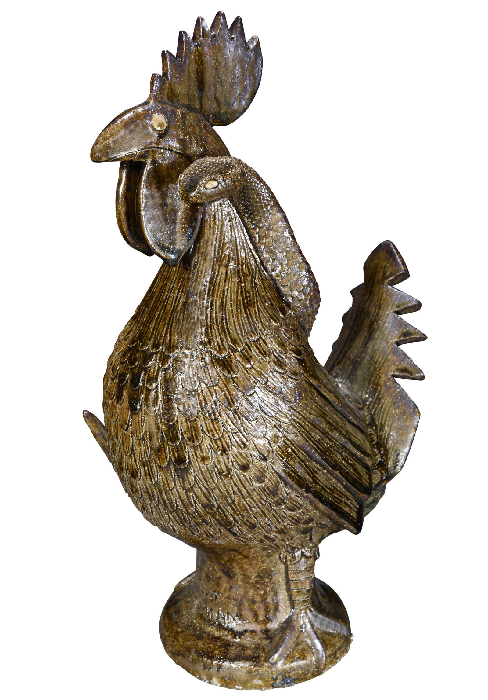 Clint Alderman. Rooster With Small Rattlesnake. (1 of 6)