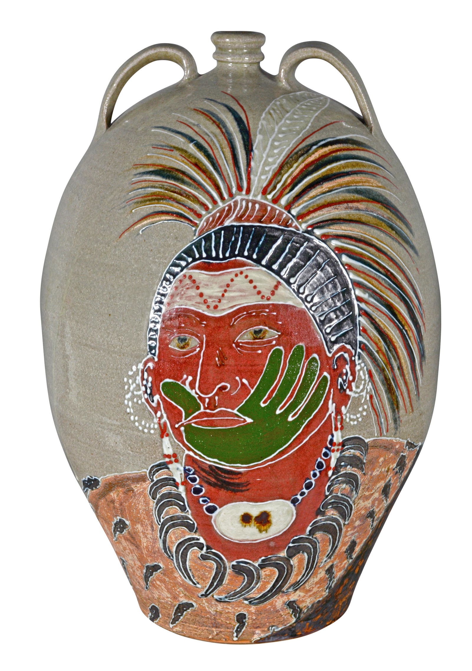 Michel Bayne. American Indians, #1, Jug. (1 of 10)