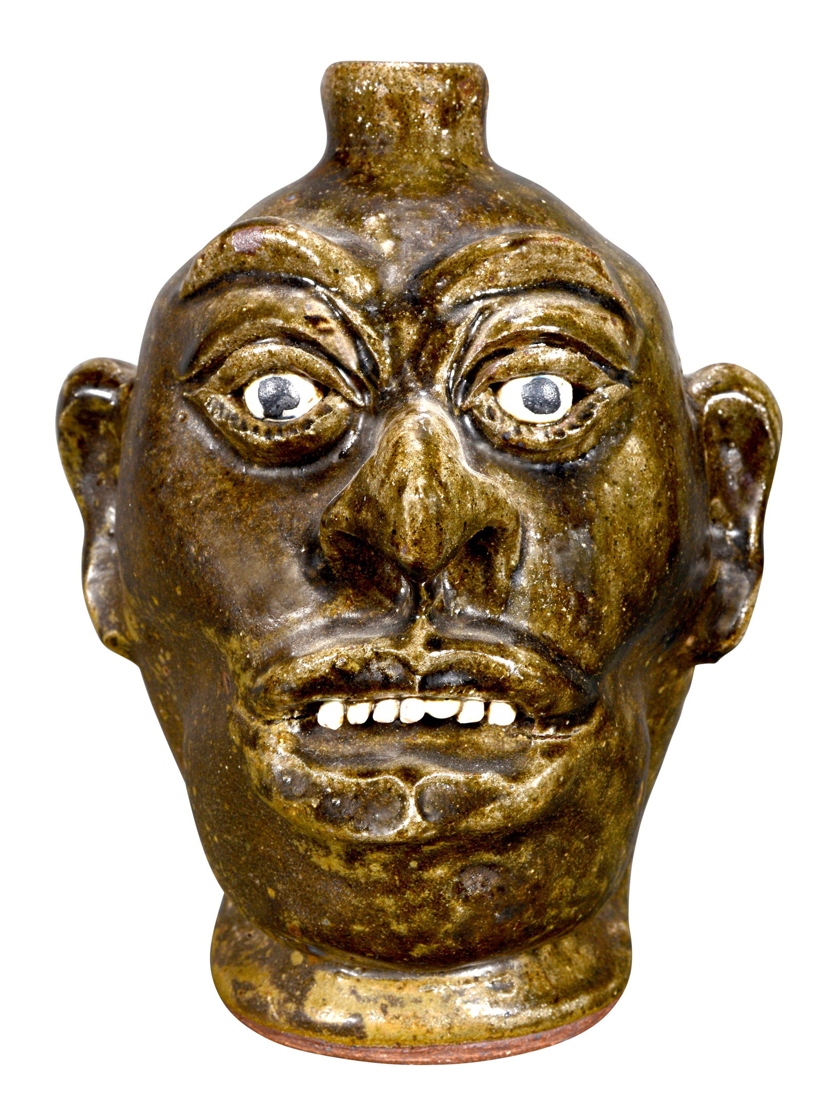 Lanier Meaders. Hook Nose Face Jug. (1 of 6)