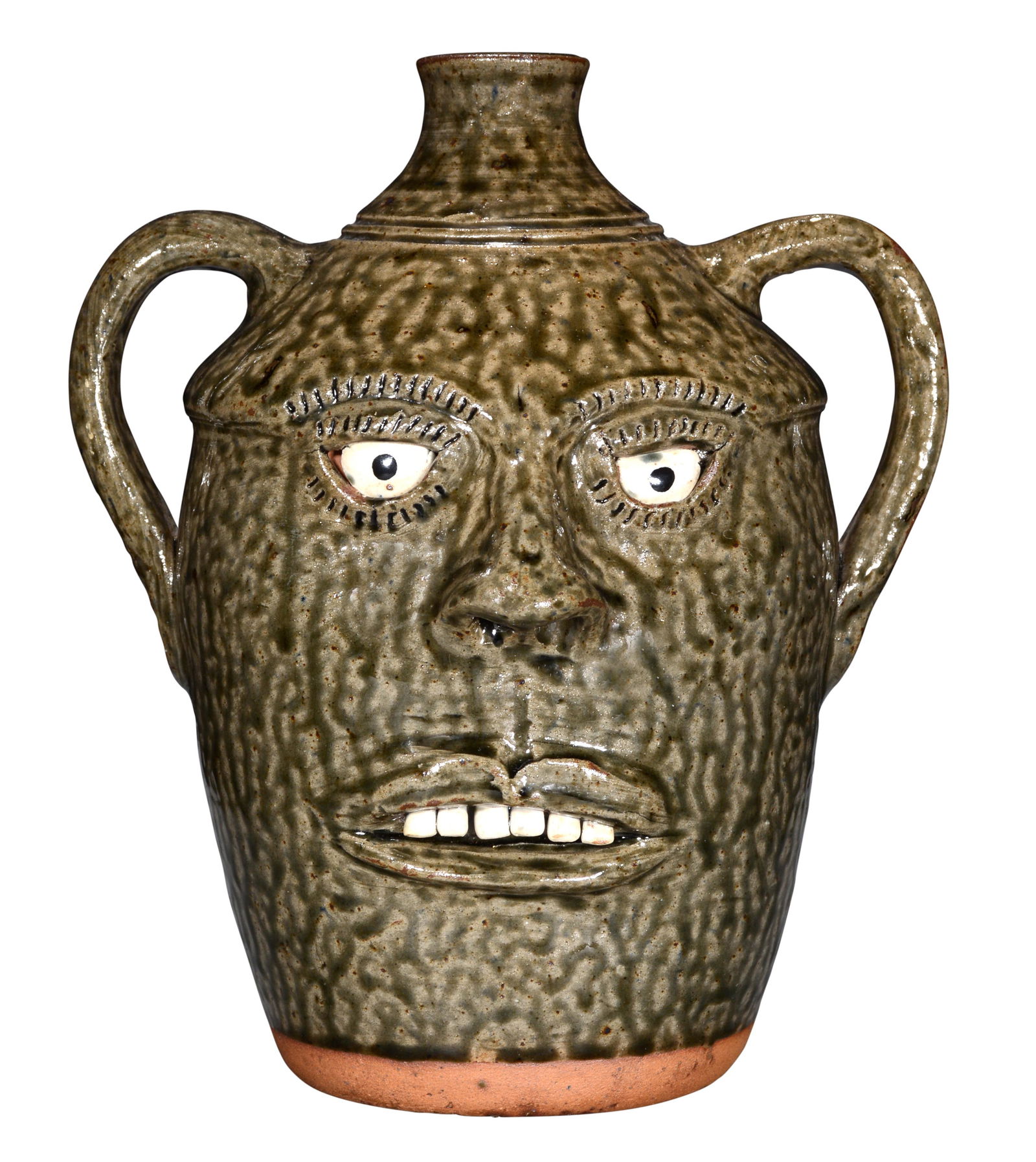 A.G. Meaders. Double Face Politician Jug. (1 of 7)
