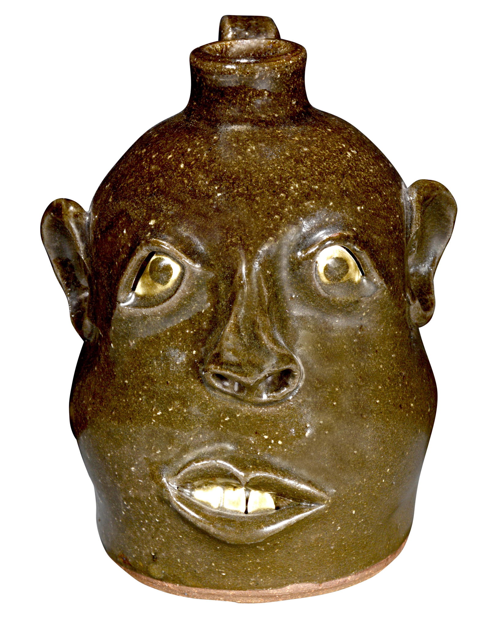 David Meaders. Medium-Sized Face Jug. (1 of 5)