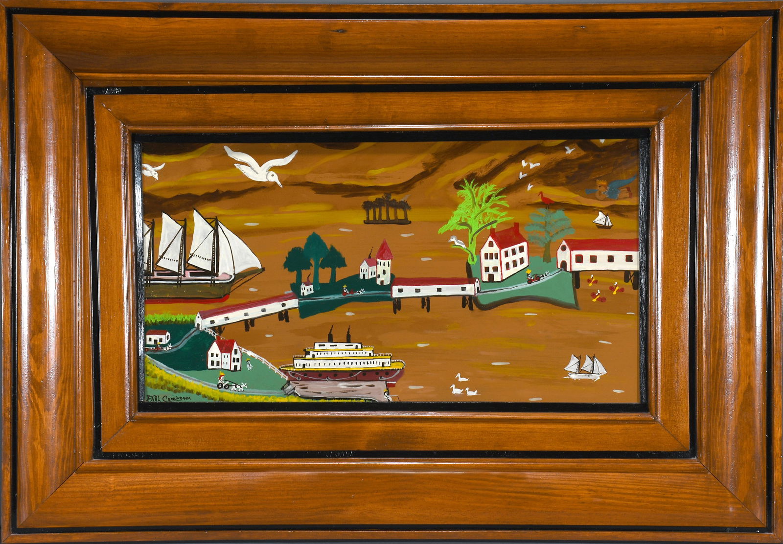 Earl Cunningham. Red Roof Inn. (1 of 16)