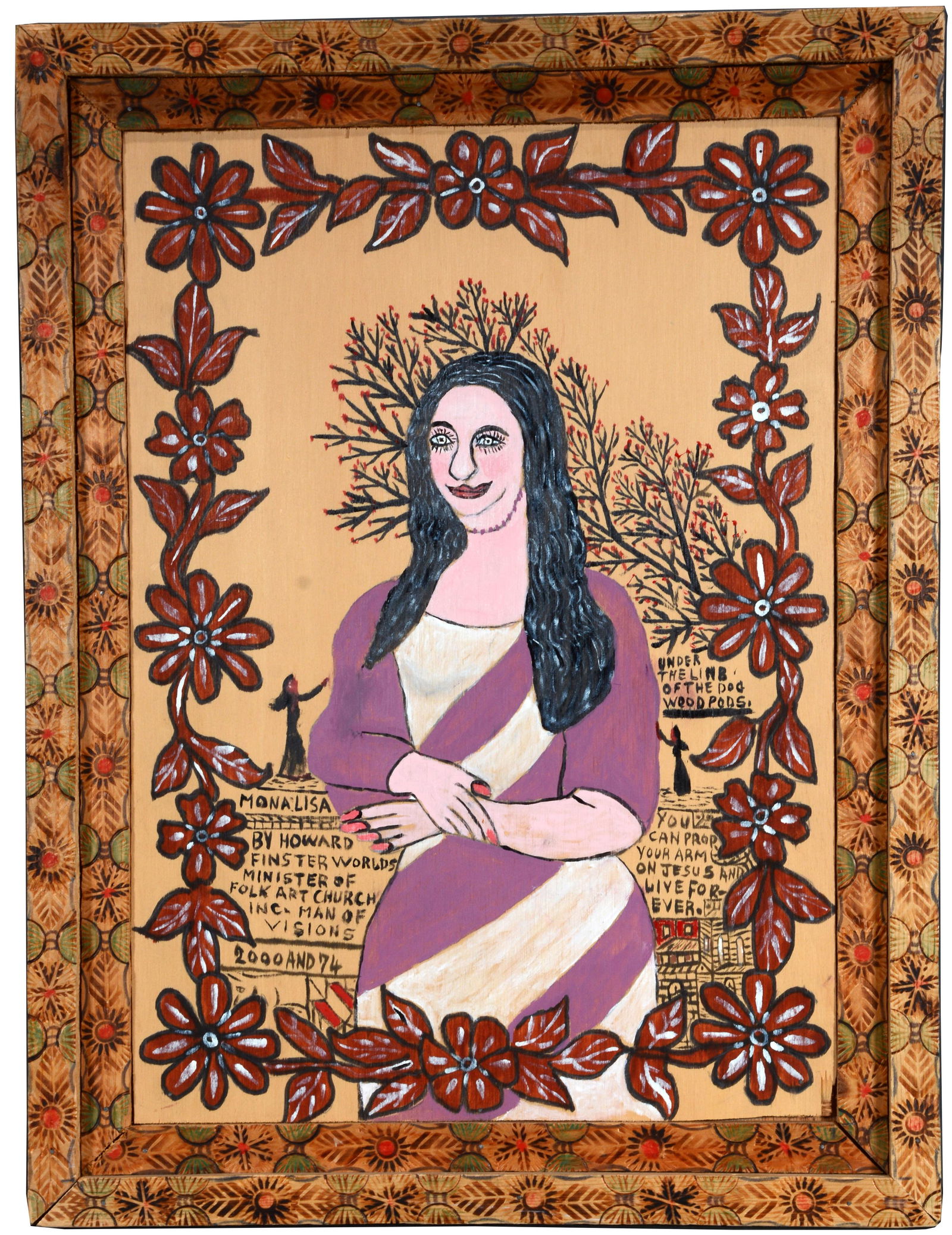 Howard Finster. Mona Lisa, #2074 (1 of 8)