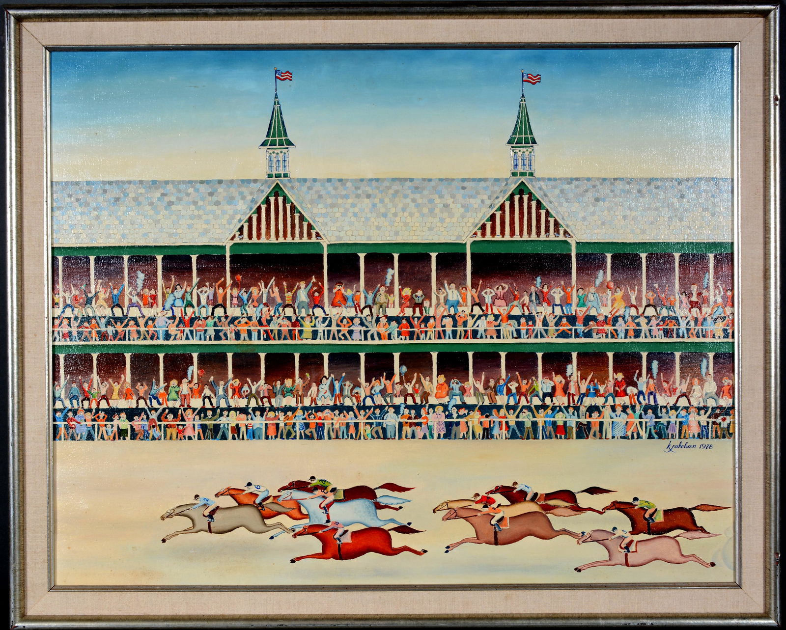Kathy Jakobsen. Horse Race. (1 of 8)