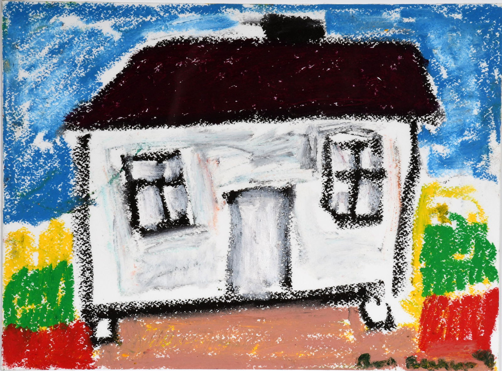 Beverly Buchanan. White House. (1 of 3)