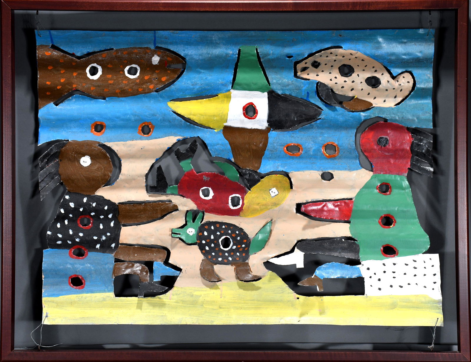 David Butler. Nativity Windowshade. (1 of 7)