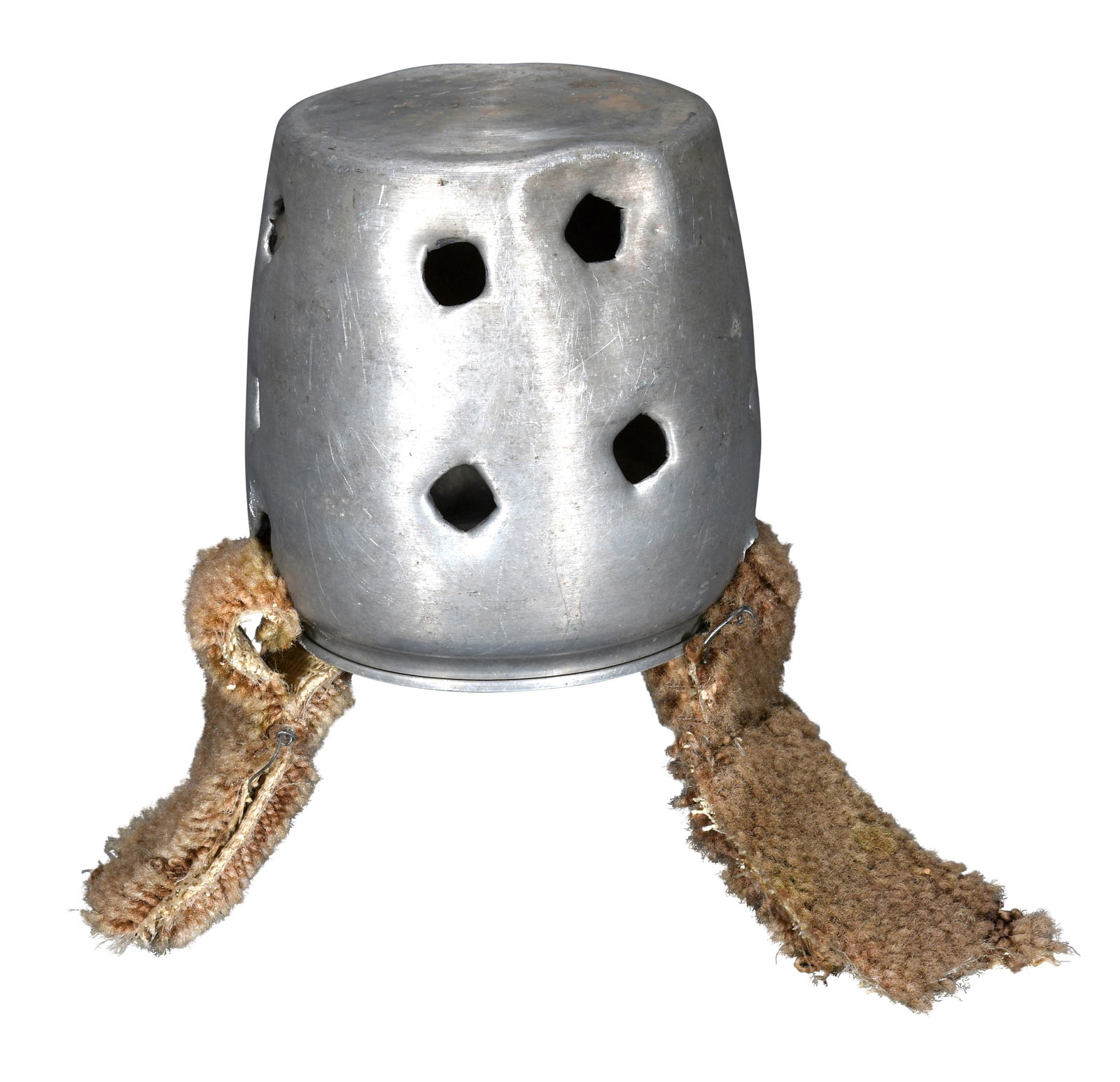 Hawkins Bolden. Pot Sculpture With Carpet Remnants. (1 of 3)