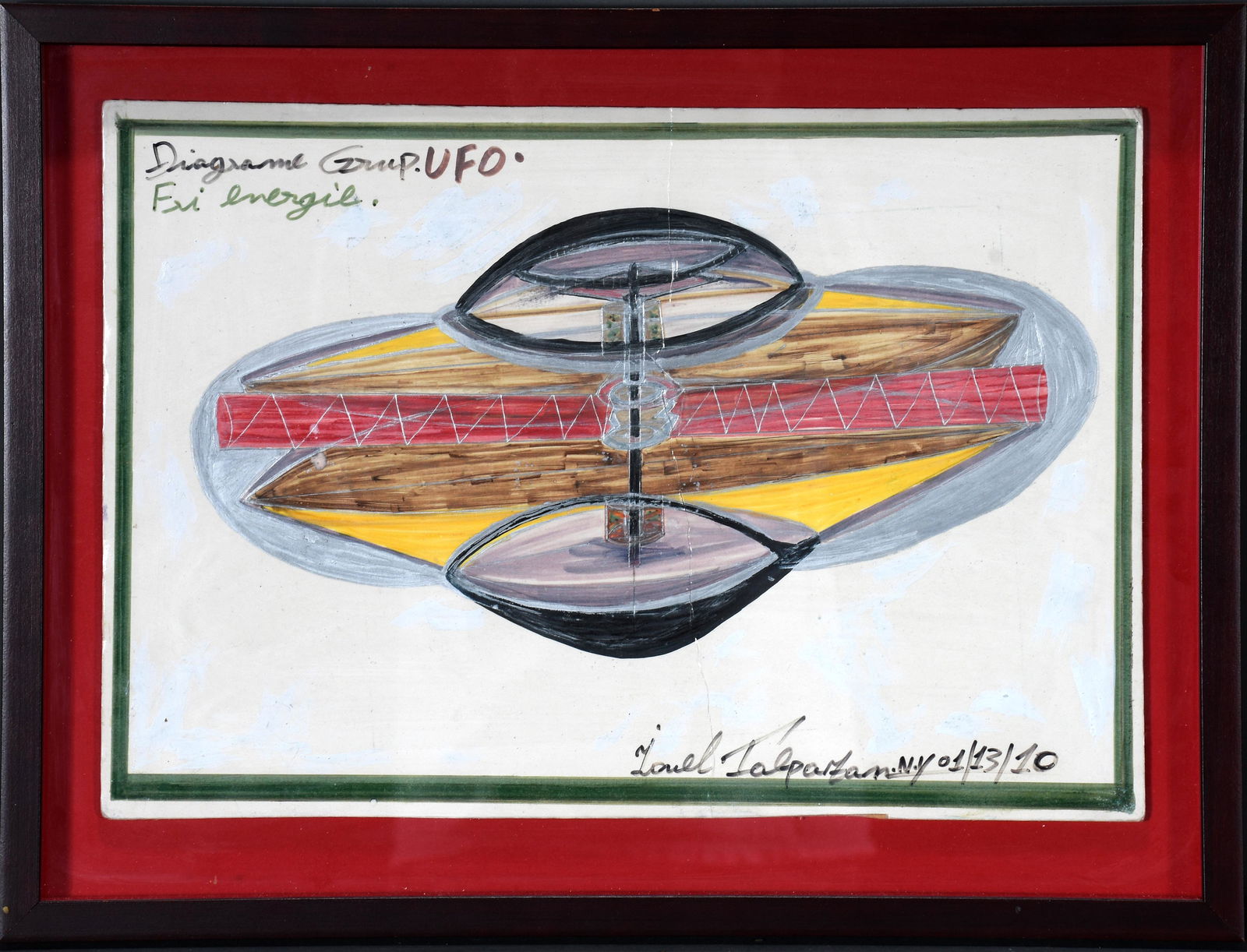 Ionel Talpazan. Diagram Group UFO. (1 of 3)