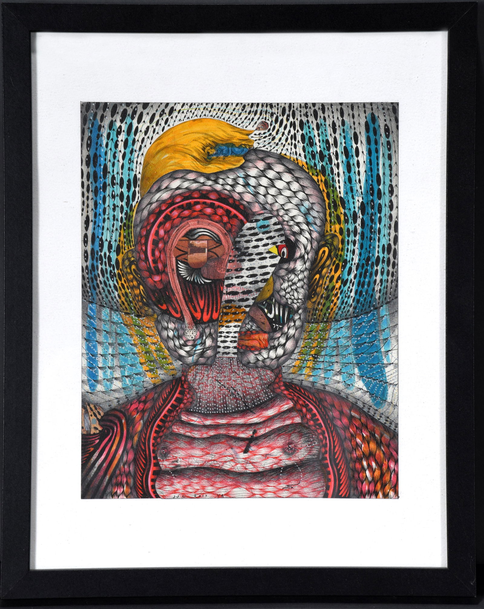 J.J. Cromer. Abstract Figure Collage. (1 of 3)