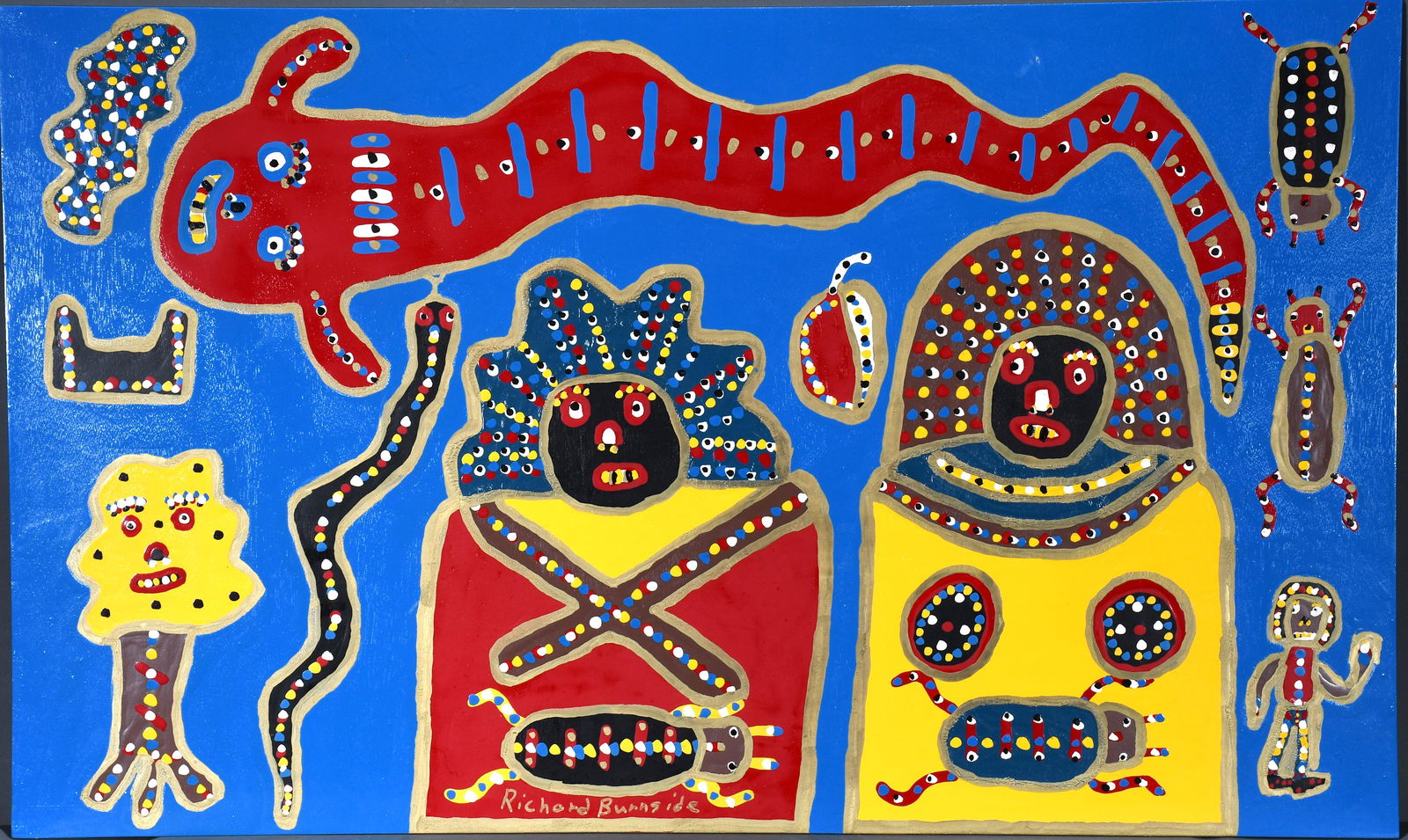 Richard Burnside. King & Queen with Catfish. (1 of 3)