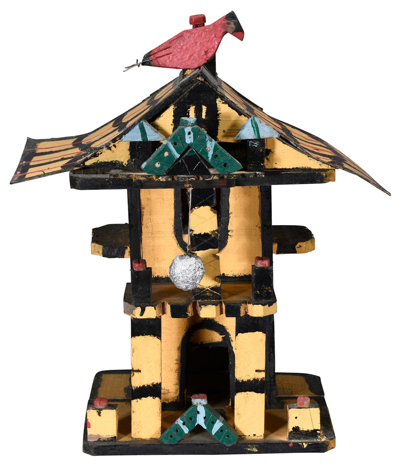 Willie Massey. Yellow Birdhouse Construction. (1 of 6)