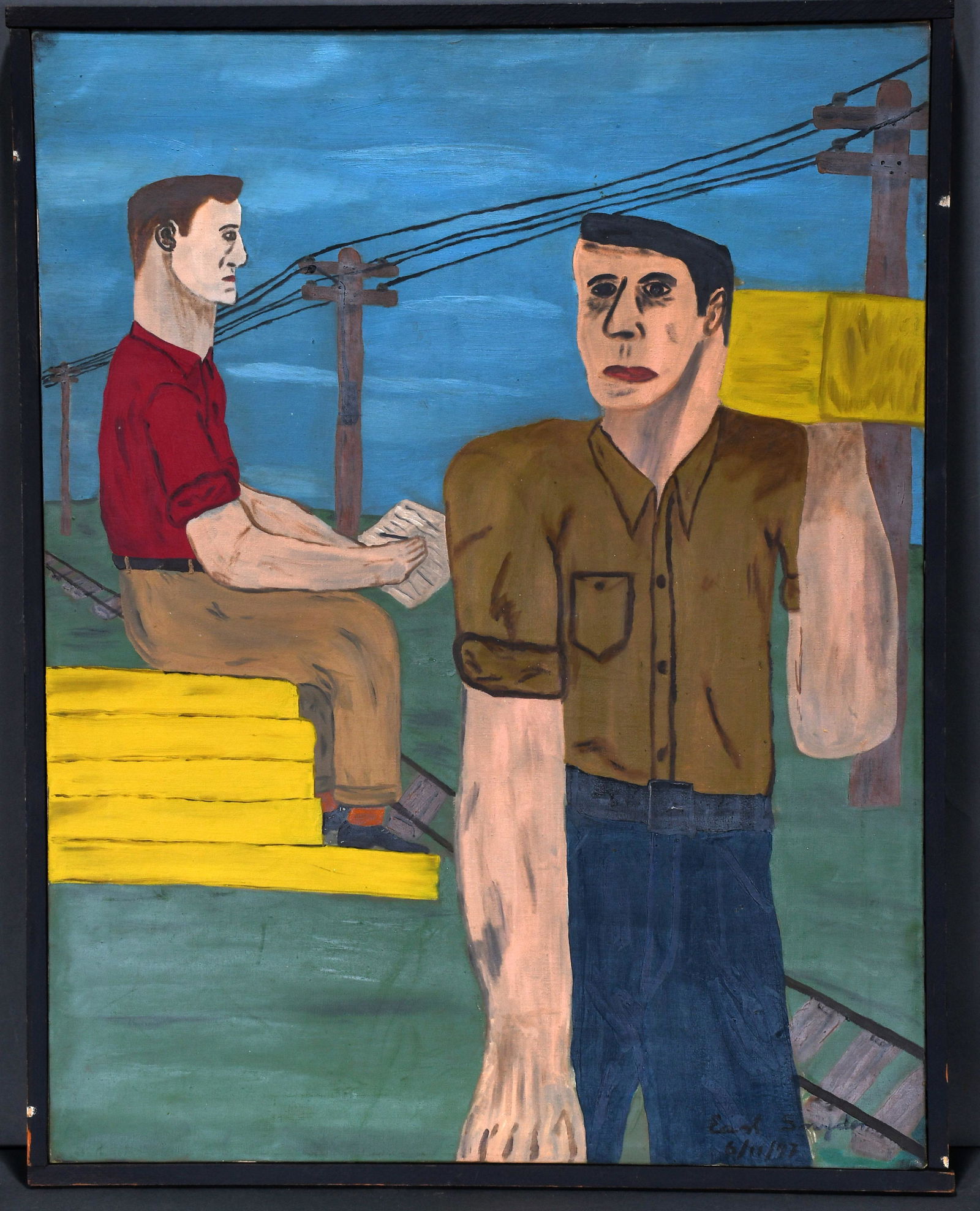 Earl Snyder. Line Men. (1 of 6)