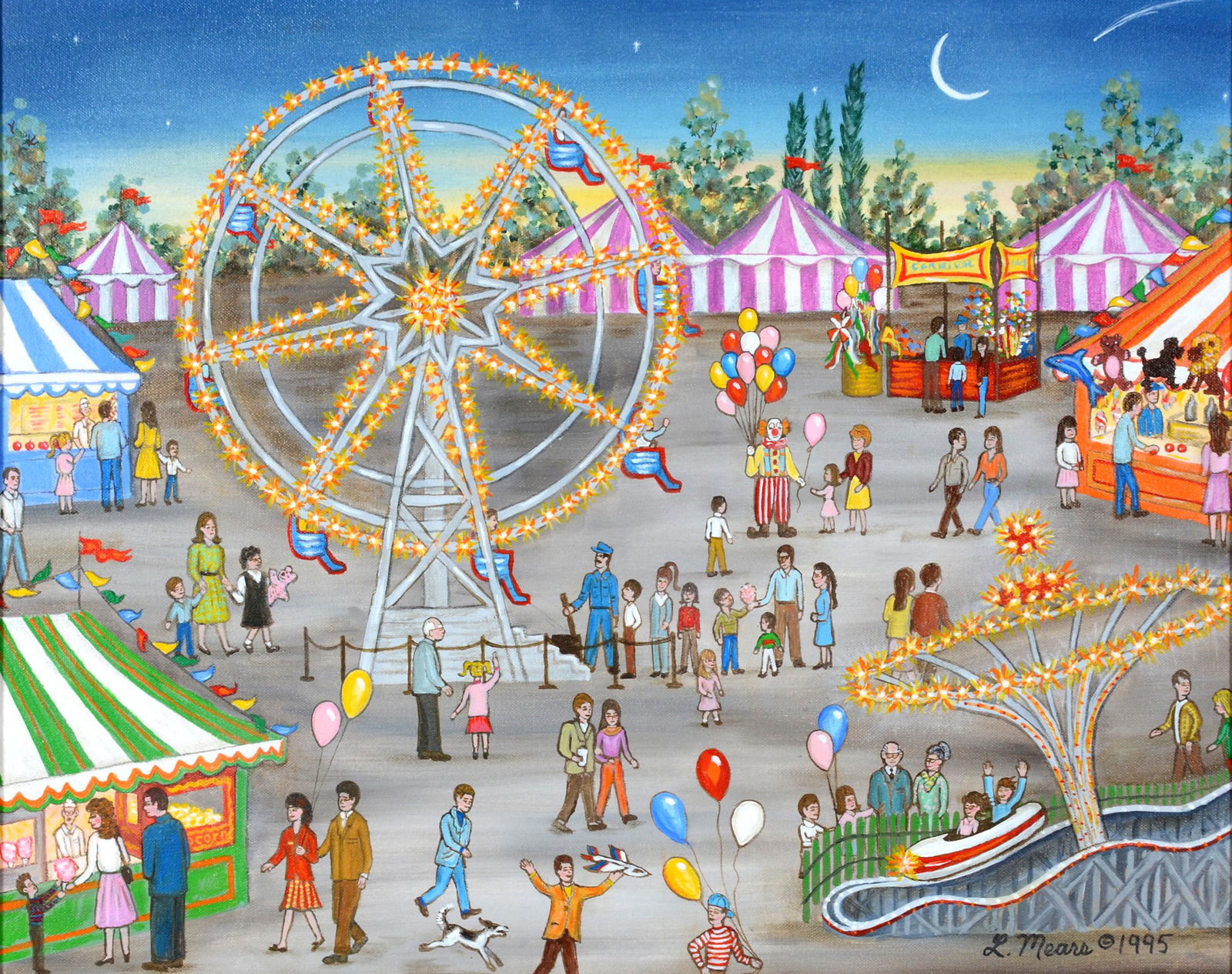 Linda Mears. Carnival At Night. (1 of 4)