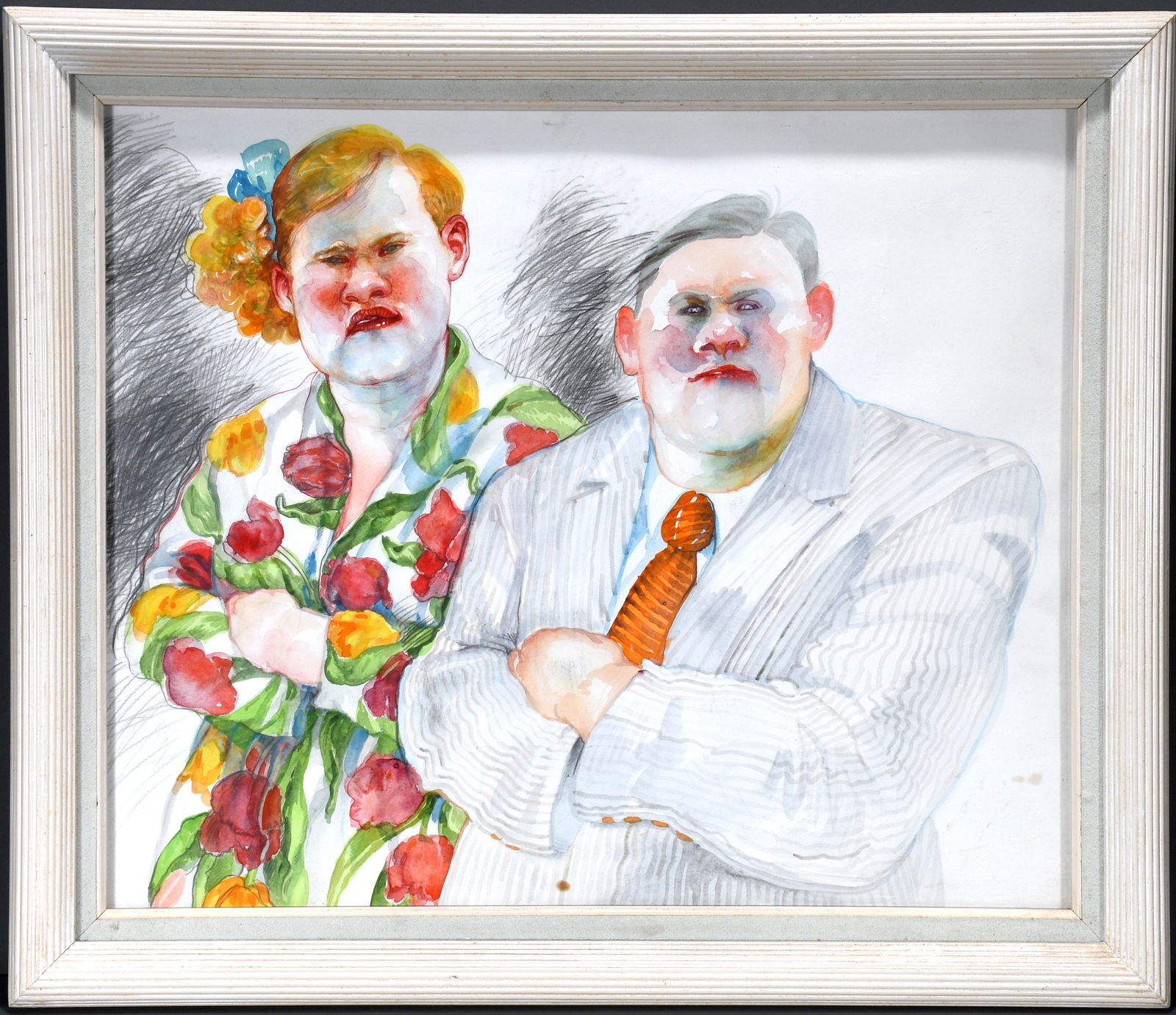 Unknown Artist. Couple With Arms Crossed. (1 of 6)