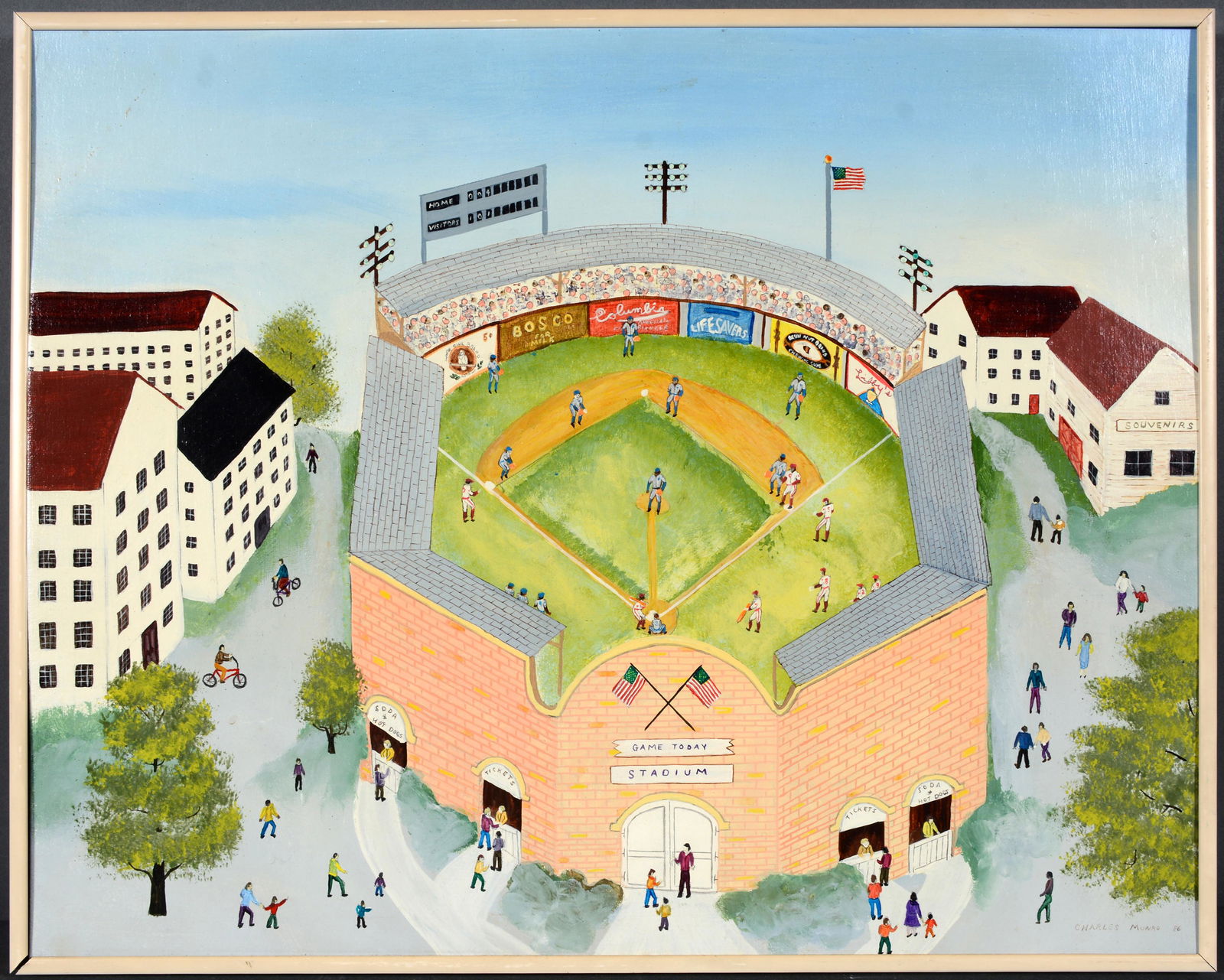 Charles Munro. Baseball Park. (1 of 4)