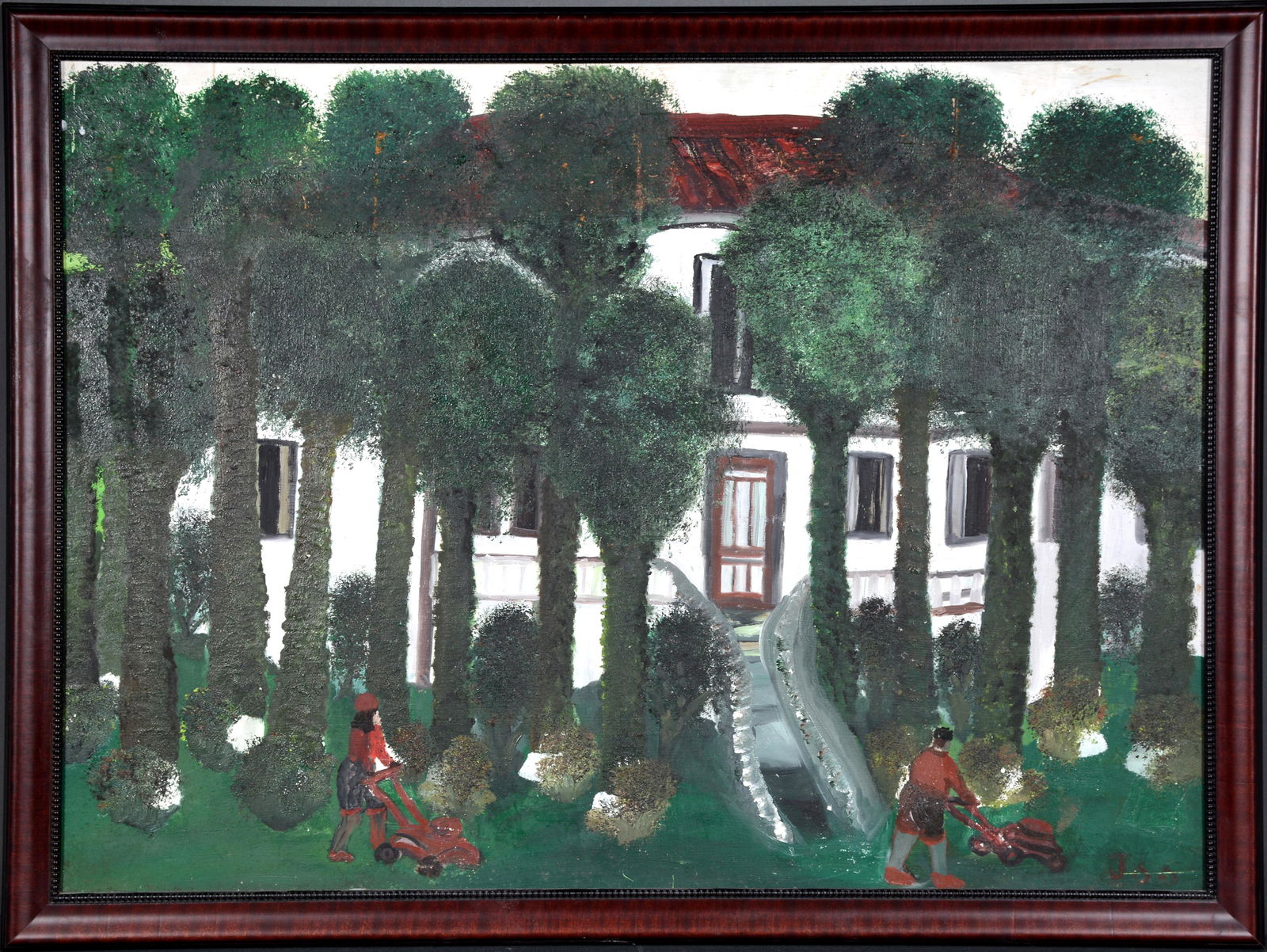 Rev. Johnnie Swearingen. Couple In Front of White House. (1 of 4)